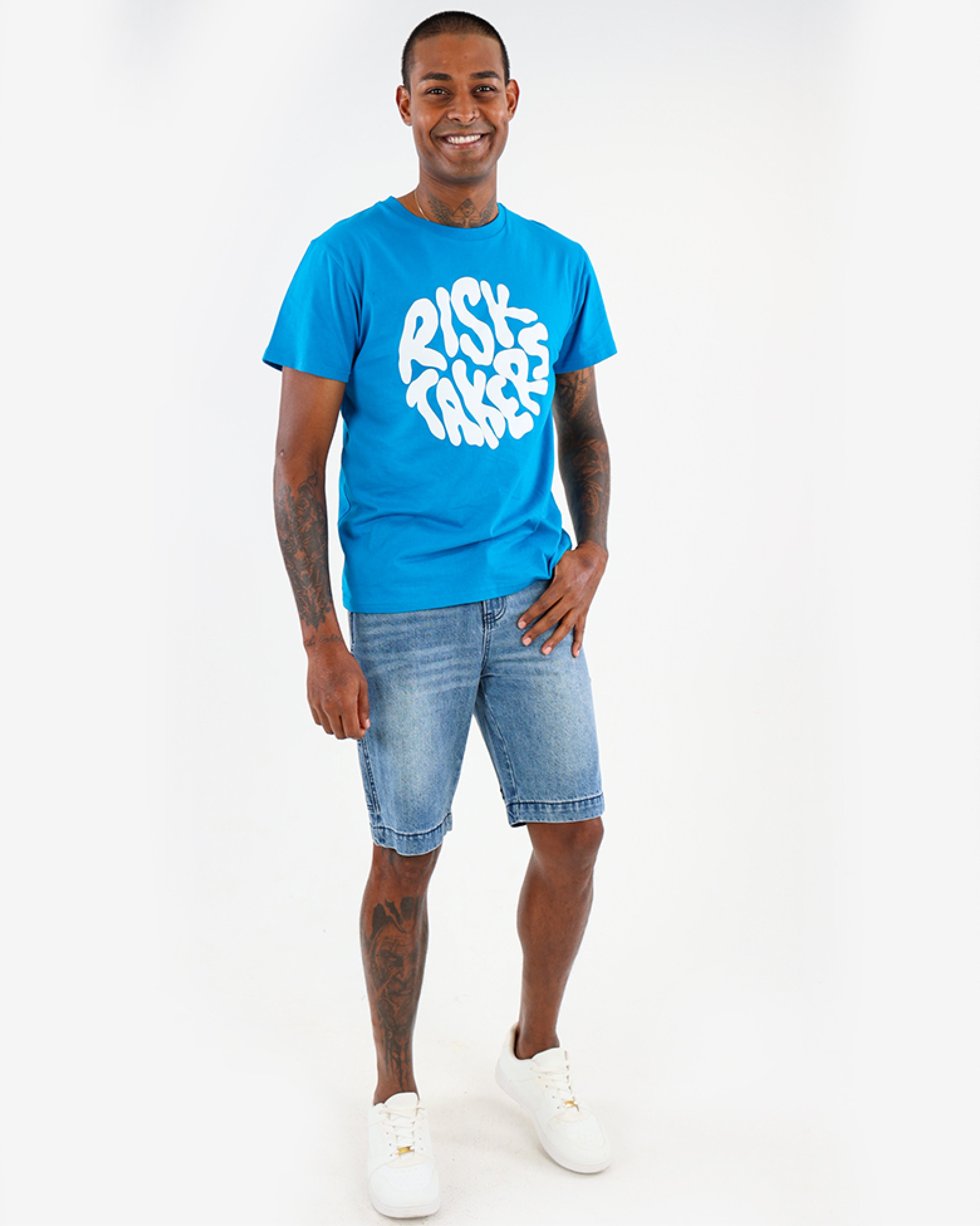 Carpenter Medium Indigo Denim Shorts
