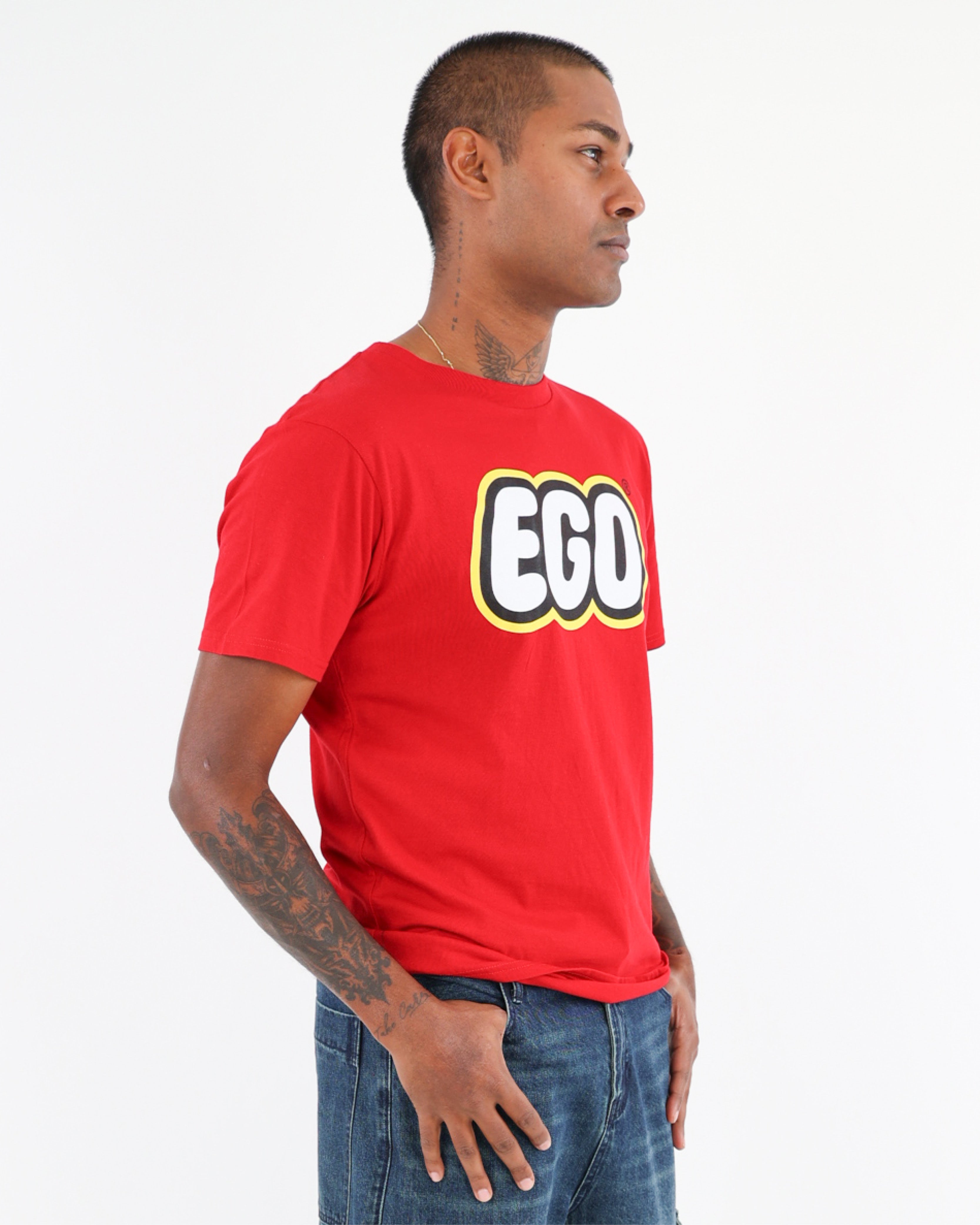 Short Sleeve Ego Graphic Print T-Shirt