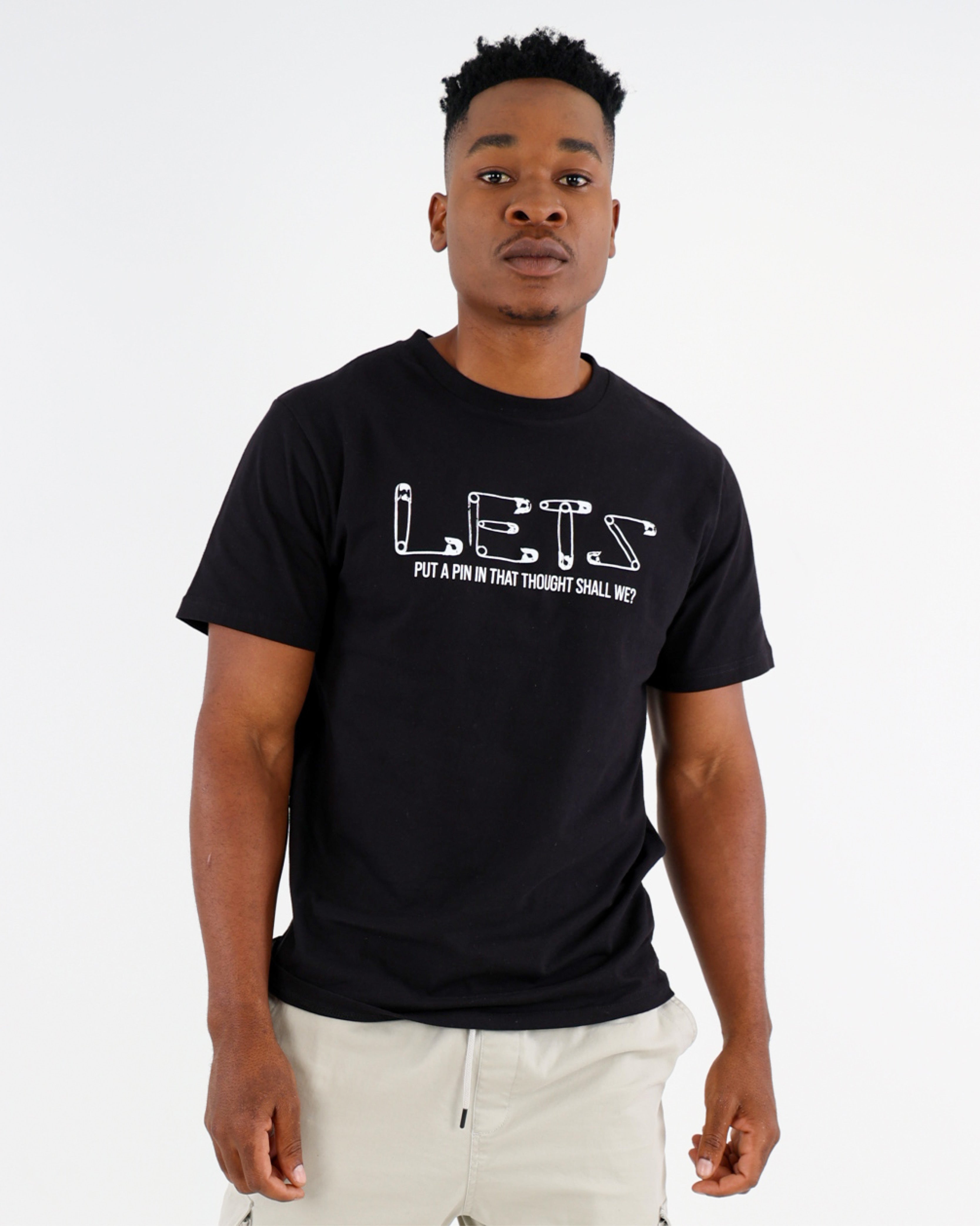 "Put A Pin In It" Short Sleeve Graphic T-Shirt