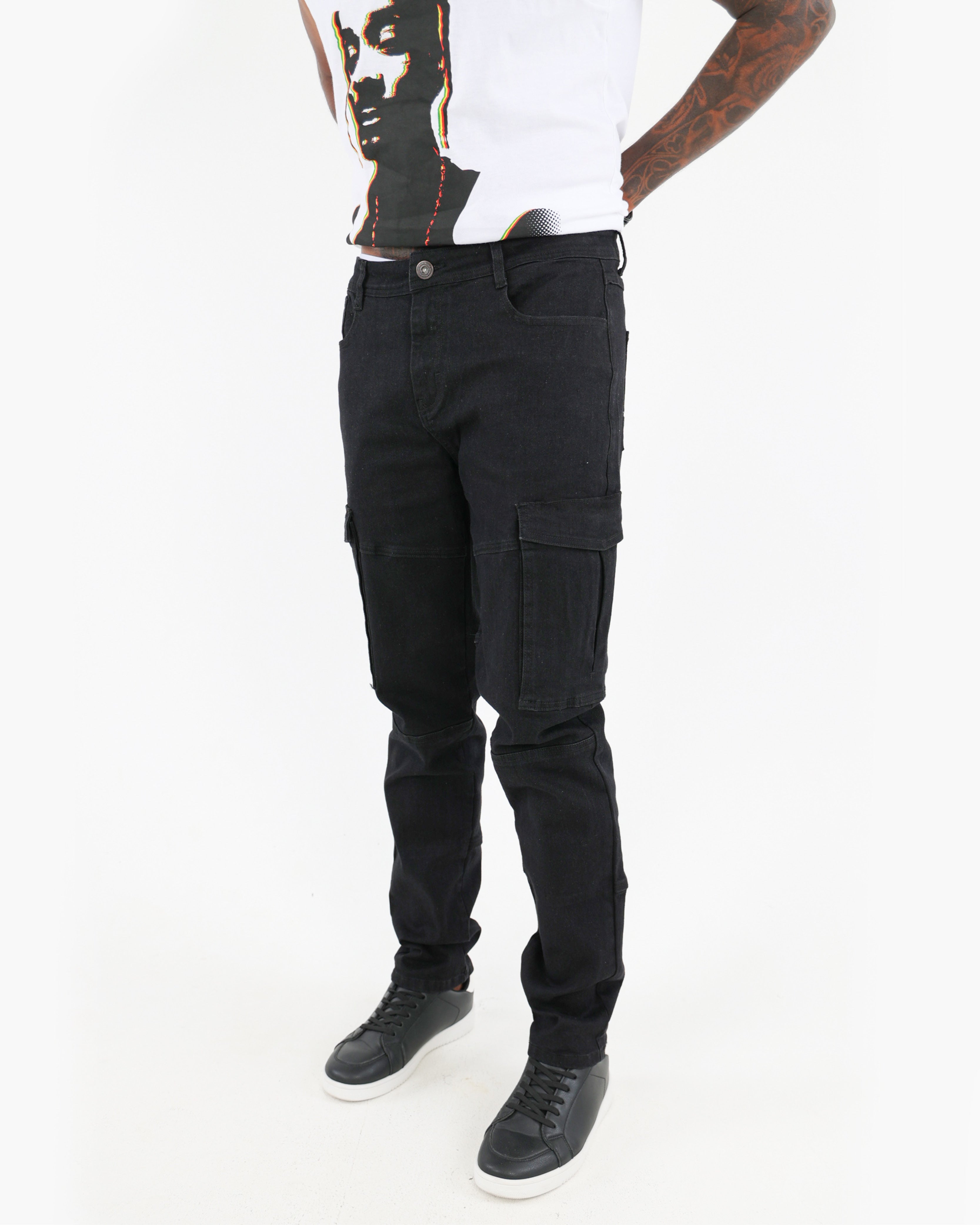 Slim Fit Cargo Jeans
