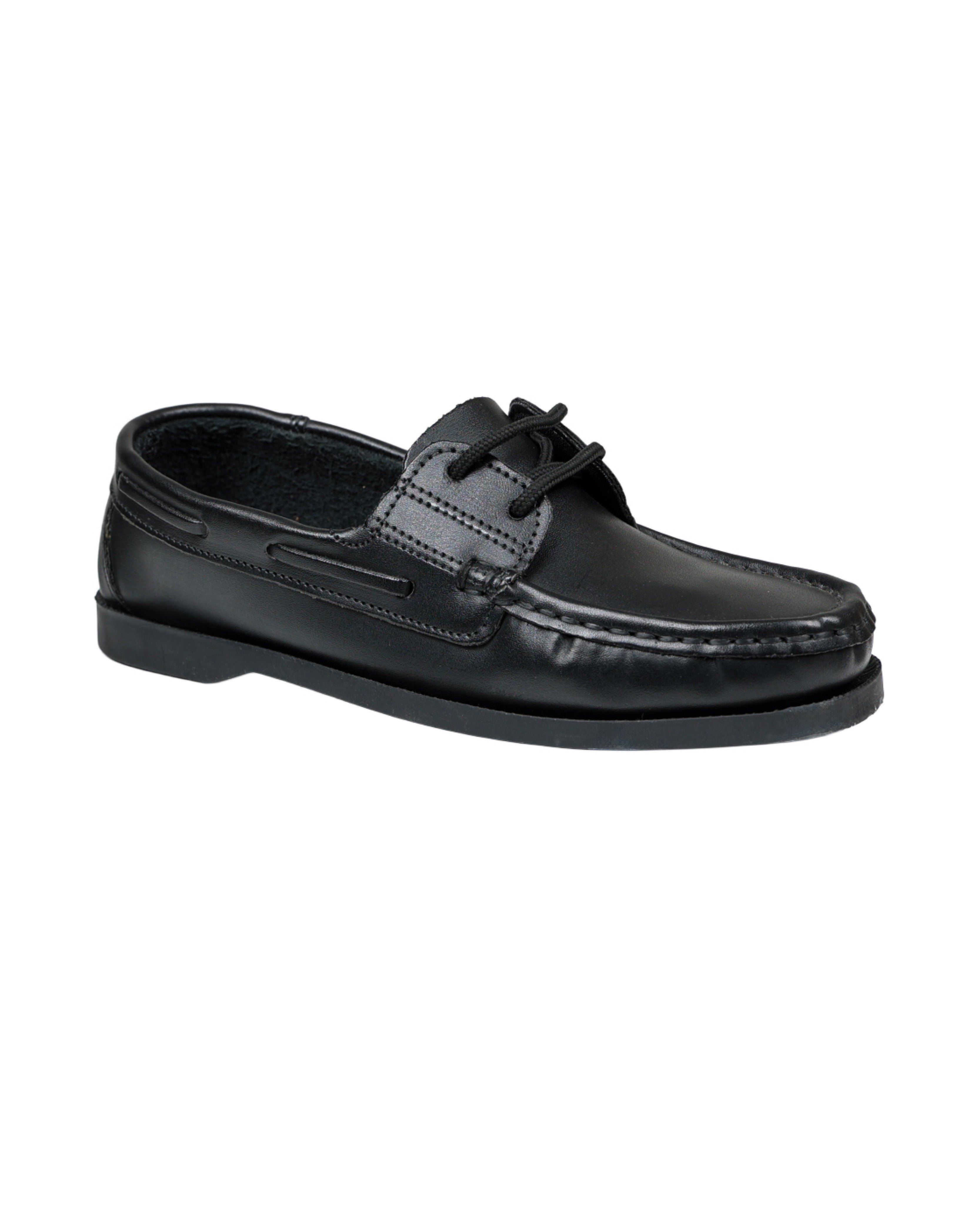 Men's Black Boat Shoes