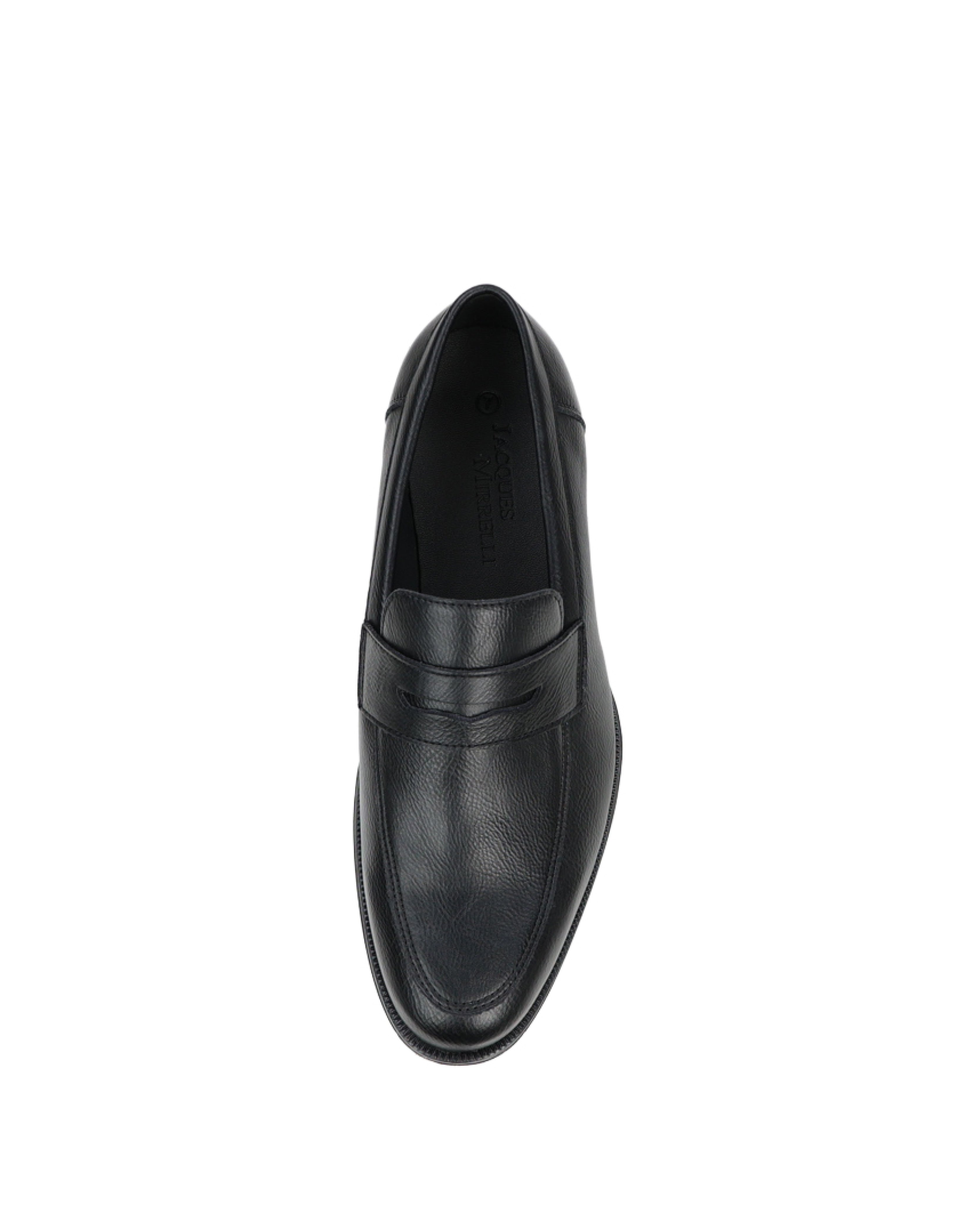 Black Formal Pebble Loafers