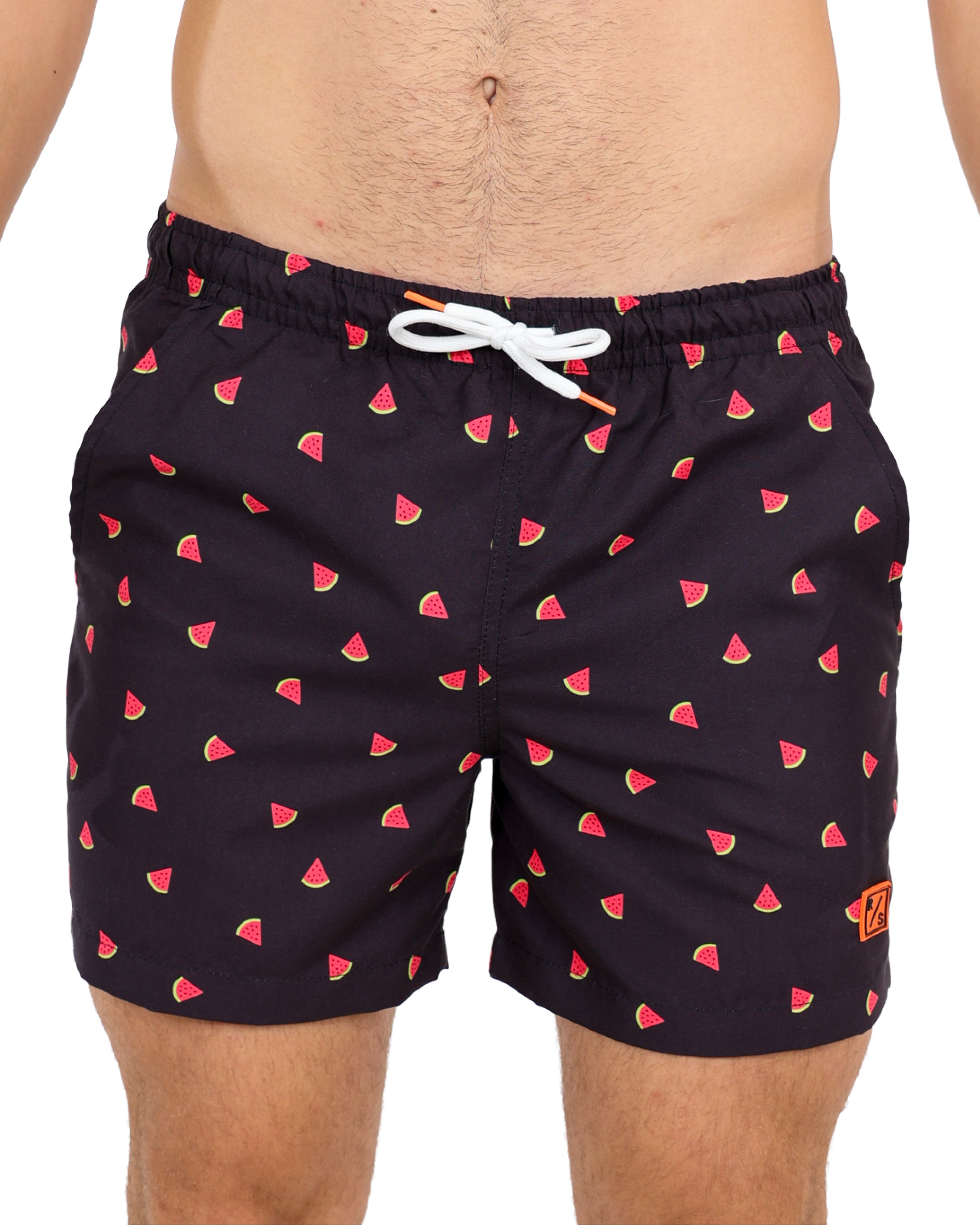 Watermelon Print Swim Shorts