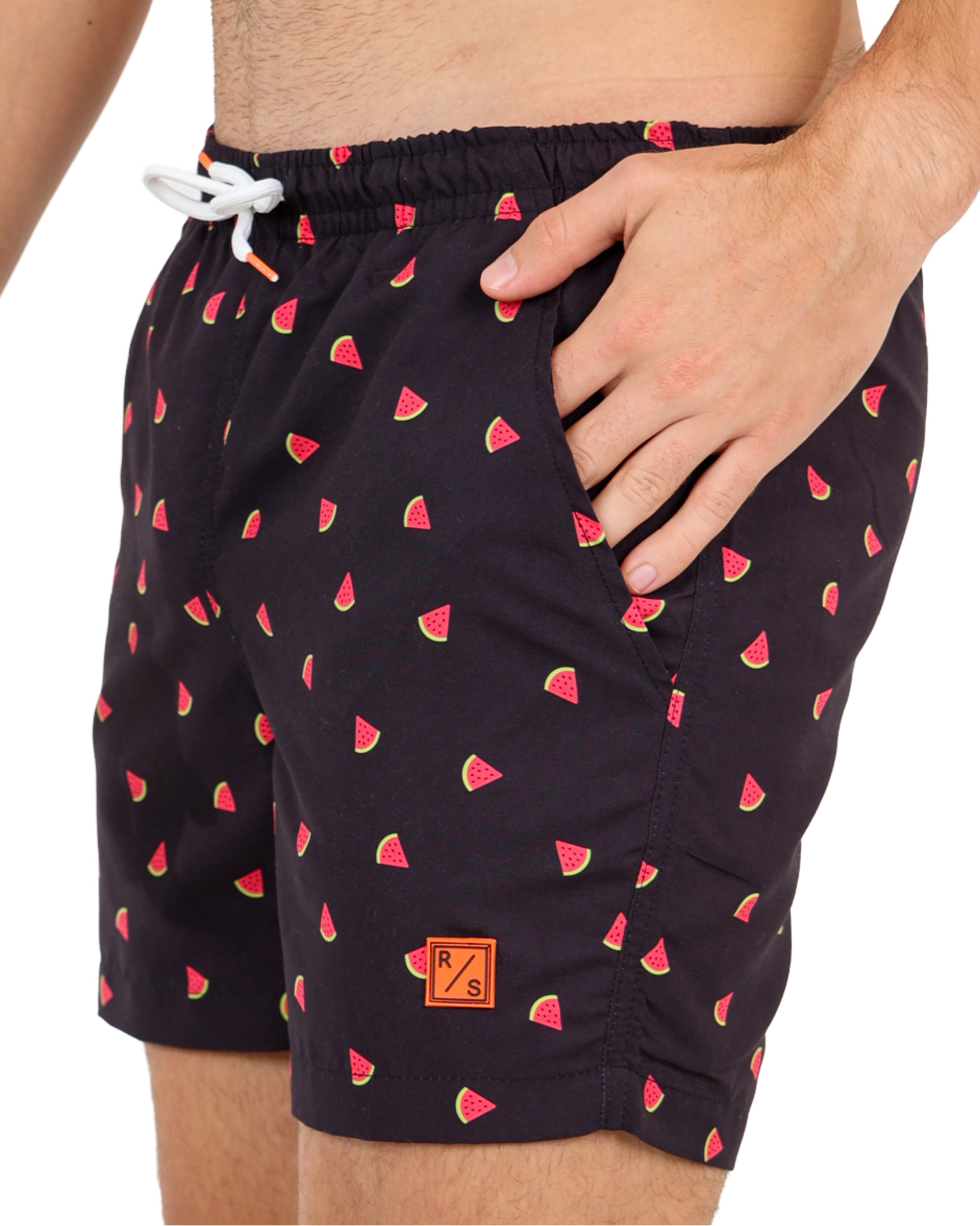 Watermelon Print Swim Shorts
