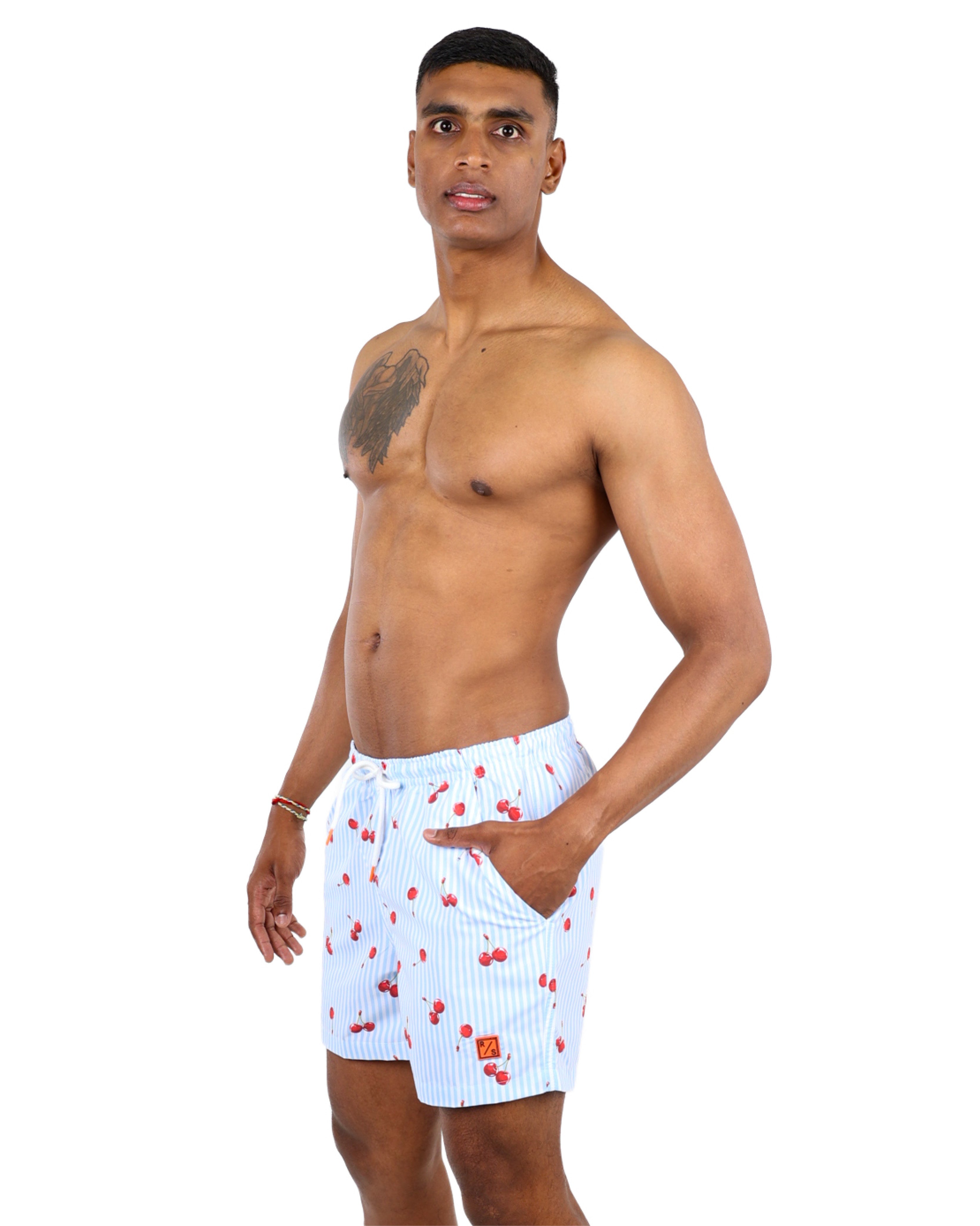 Cherry Print Swim Shorts