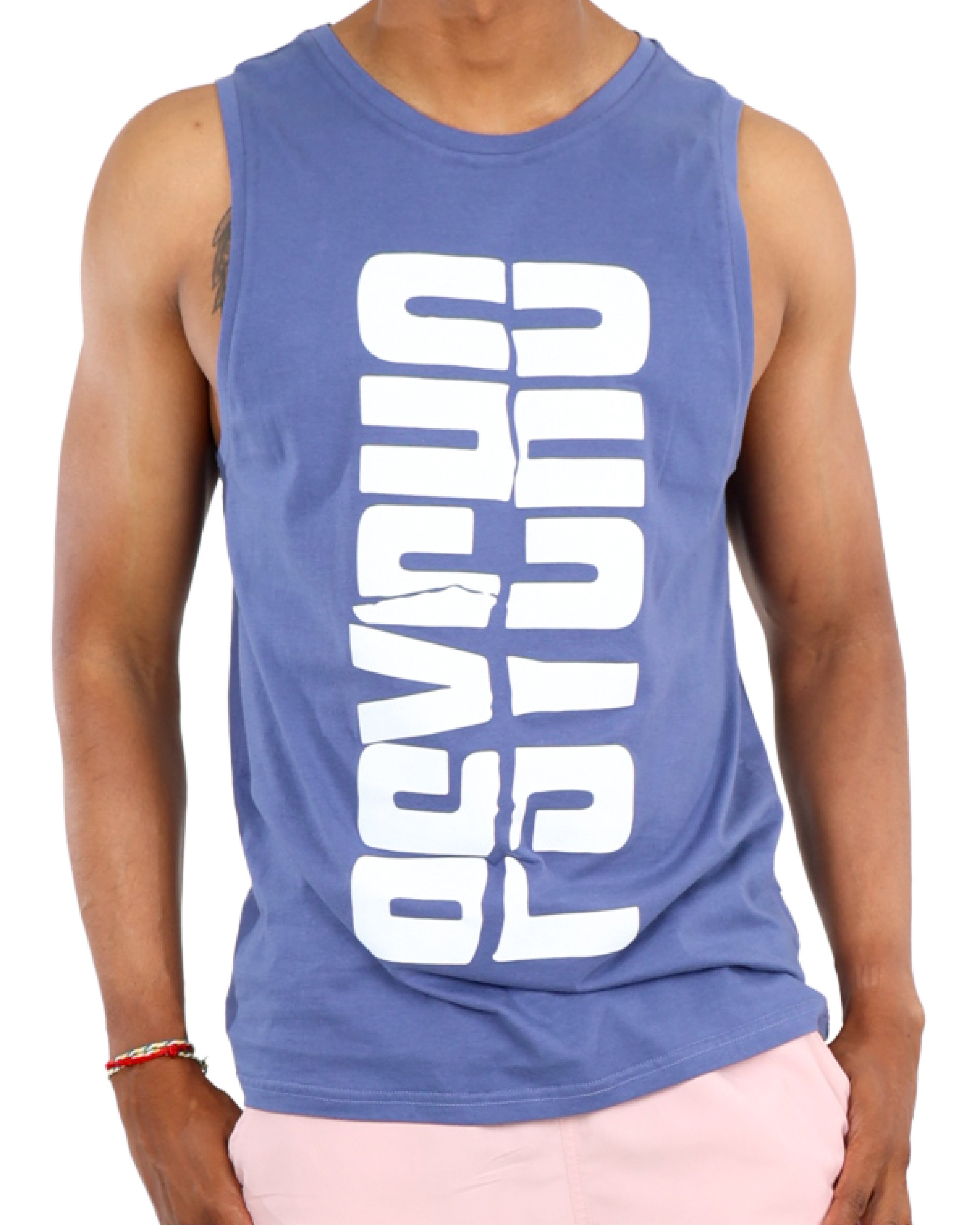 "Psycho" Graphic Print Vest