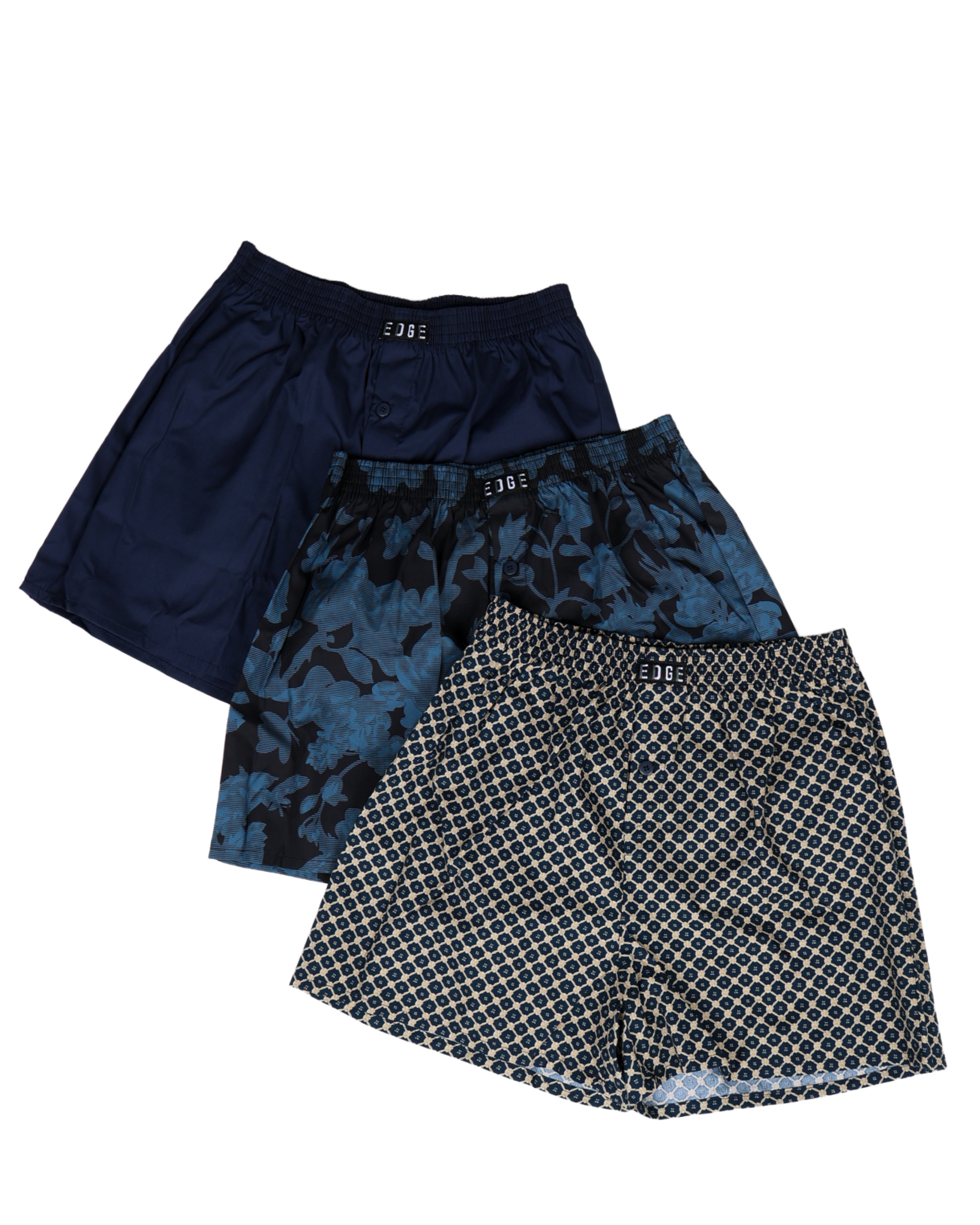 3 Pack Cotton Rich Boxer Shorts