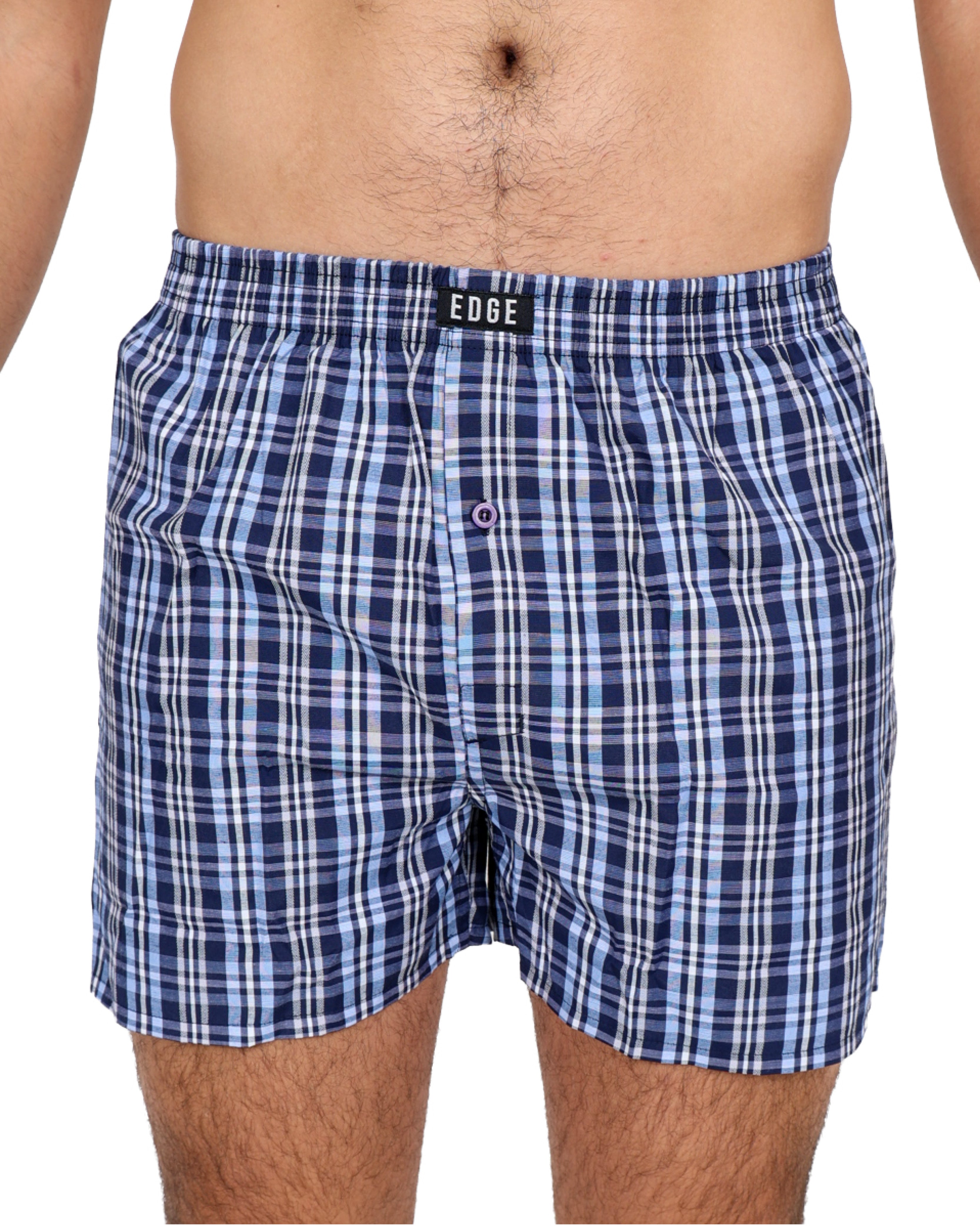 2 Pack Cotton Blend Boxer Shorts