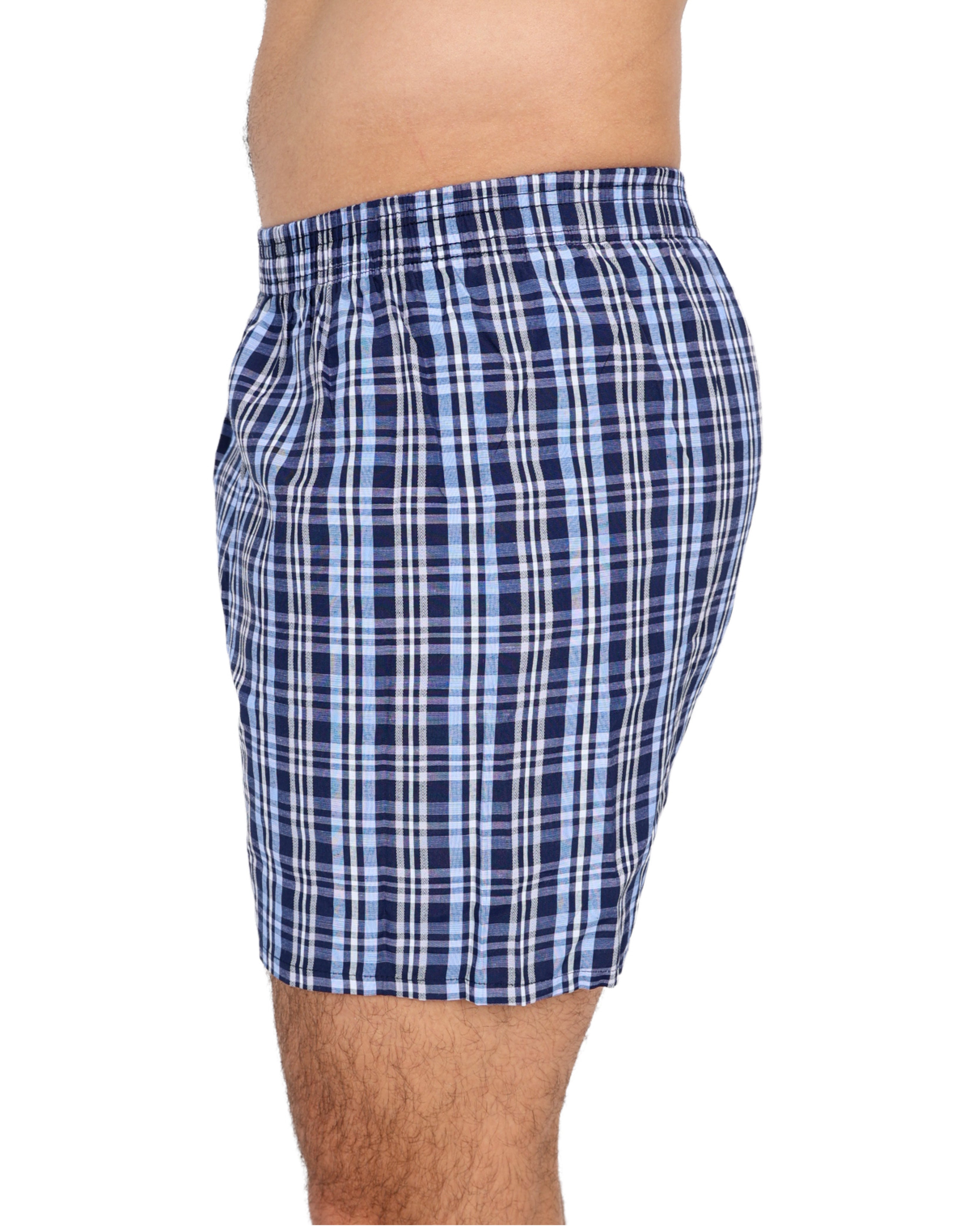 2 Pack Cotton Blend Boxer Shorts