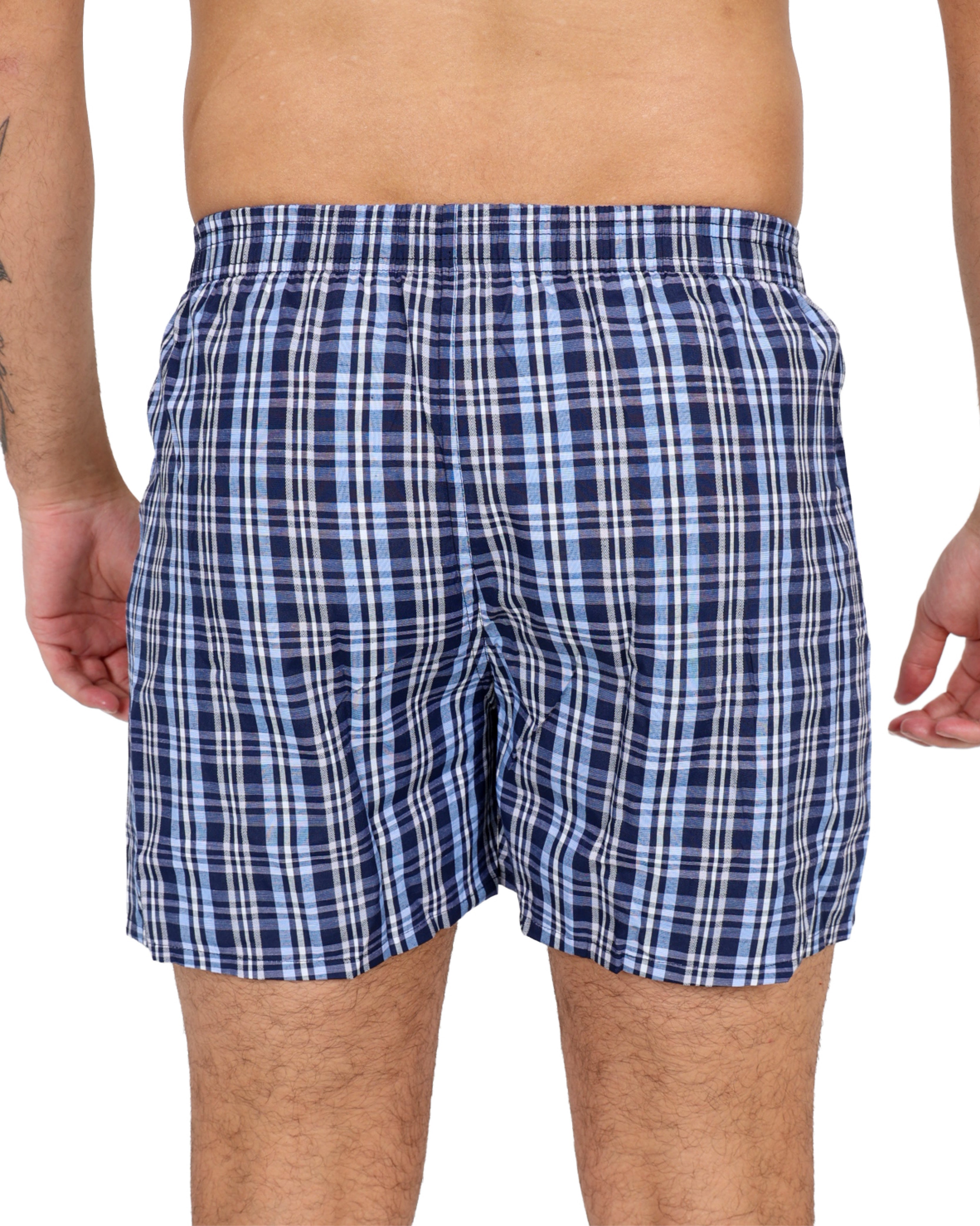 2 Pack Cotton Blend Boxer Shorts