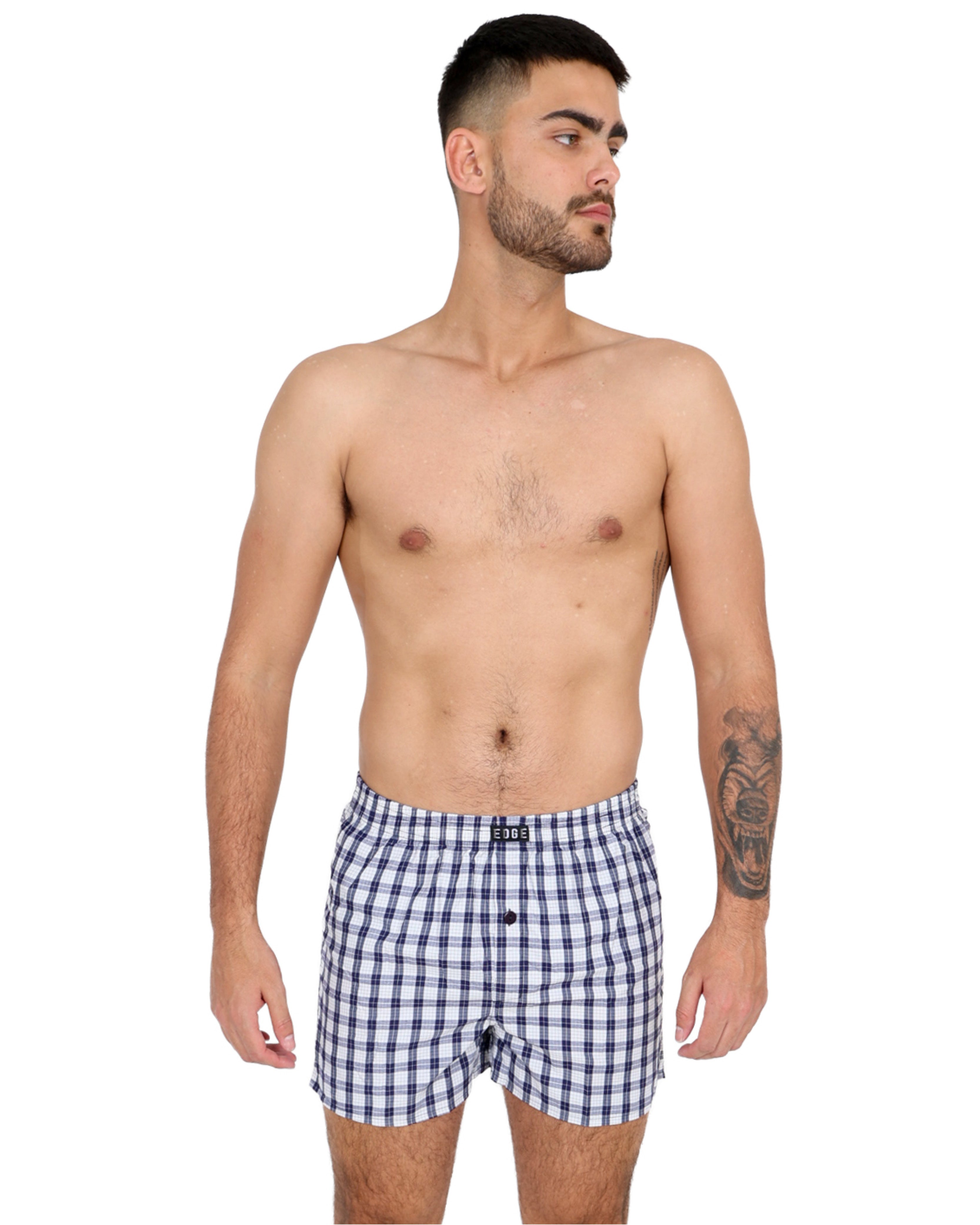2 Pack Cotton Blend Boxers Shorts