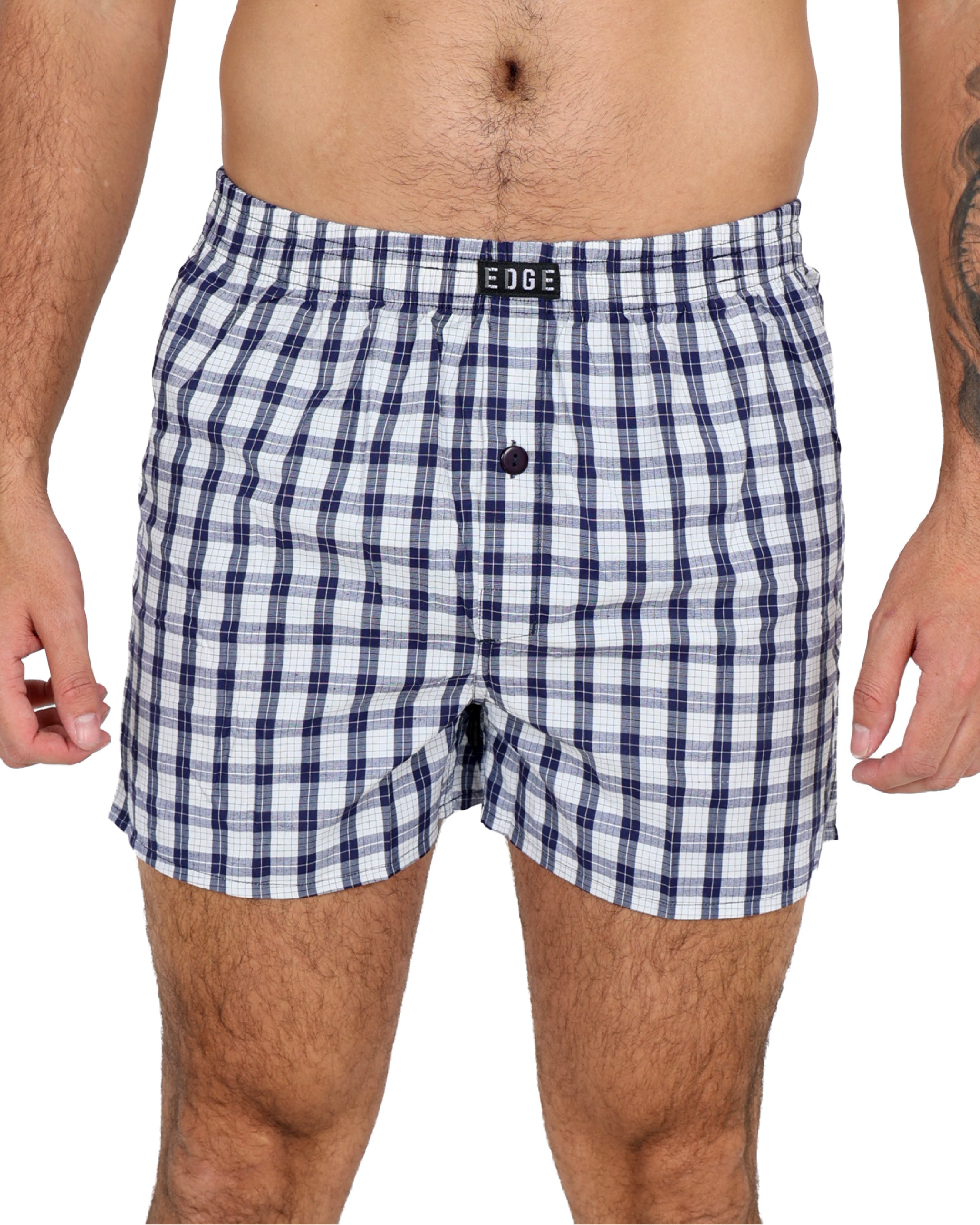 2 Pack Cotton Blend Boxers Shorts