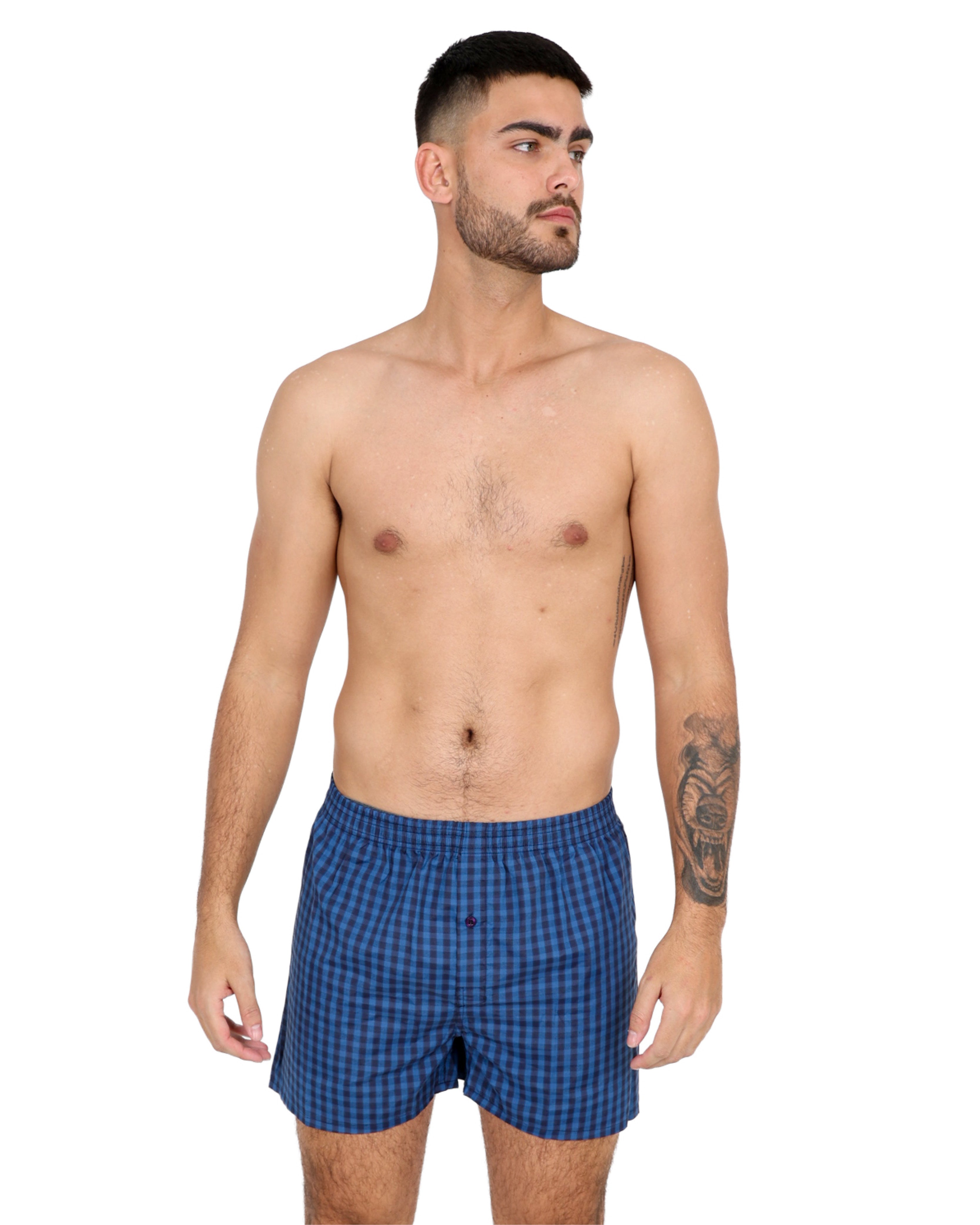 2 Pack Cotton Blend Boxer Shorts