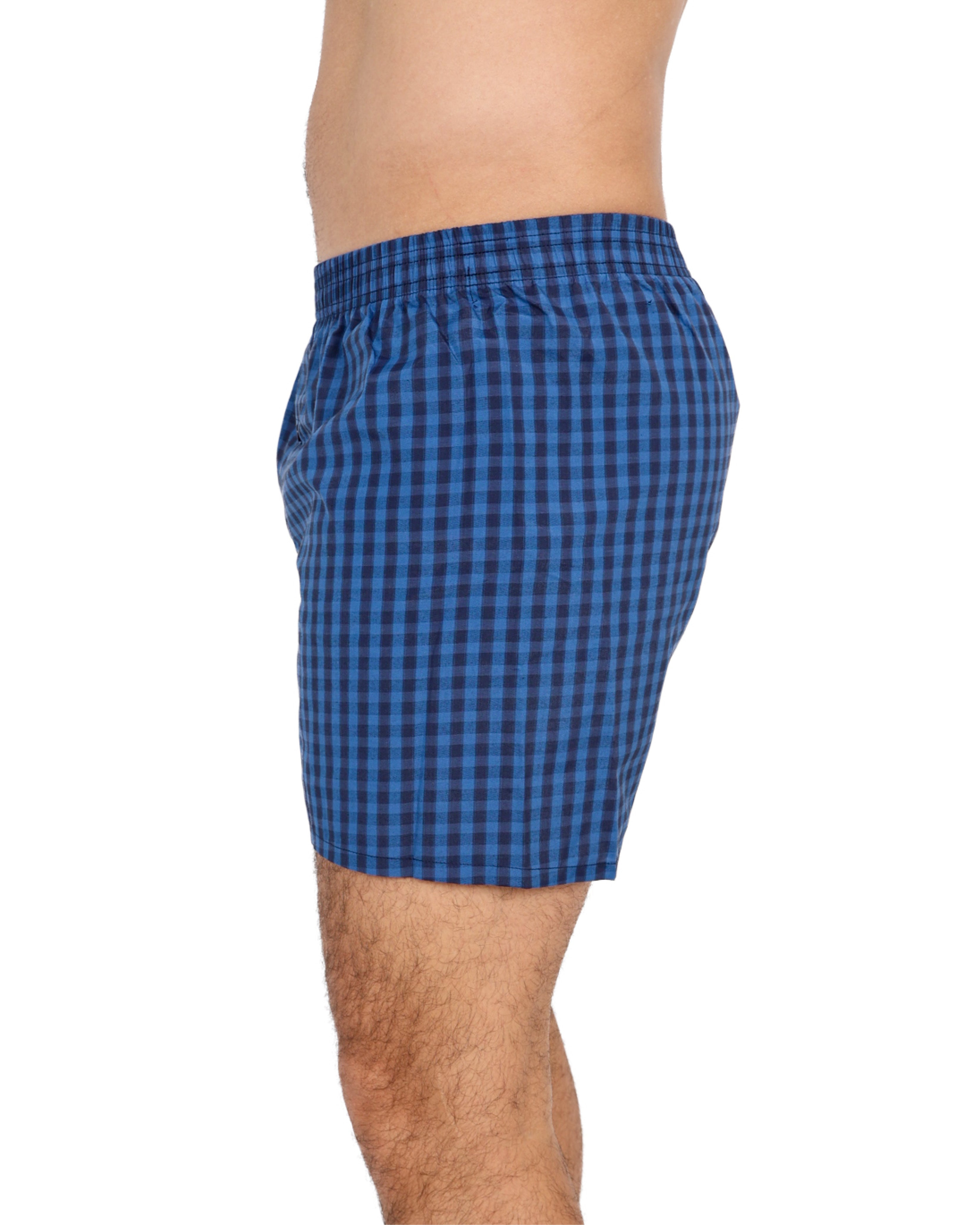 2 Pack Cotton Blend Boxer Shorts