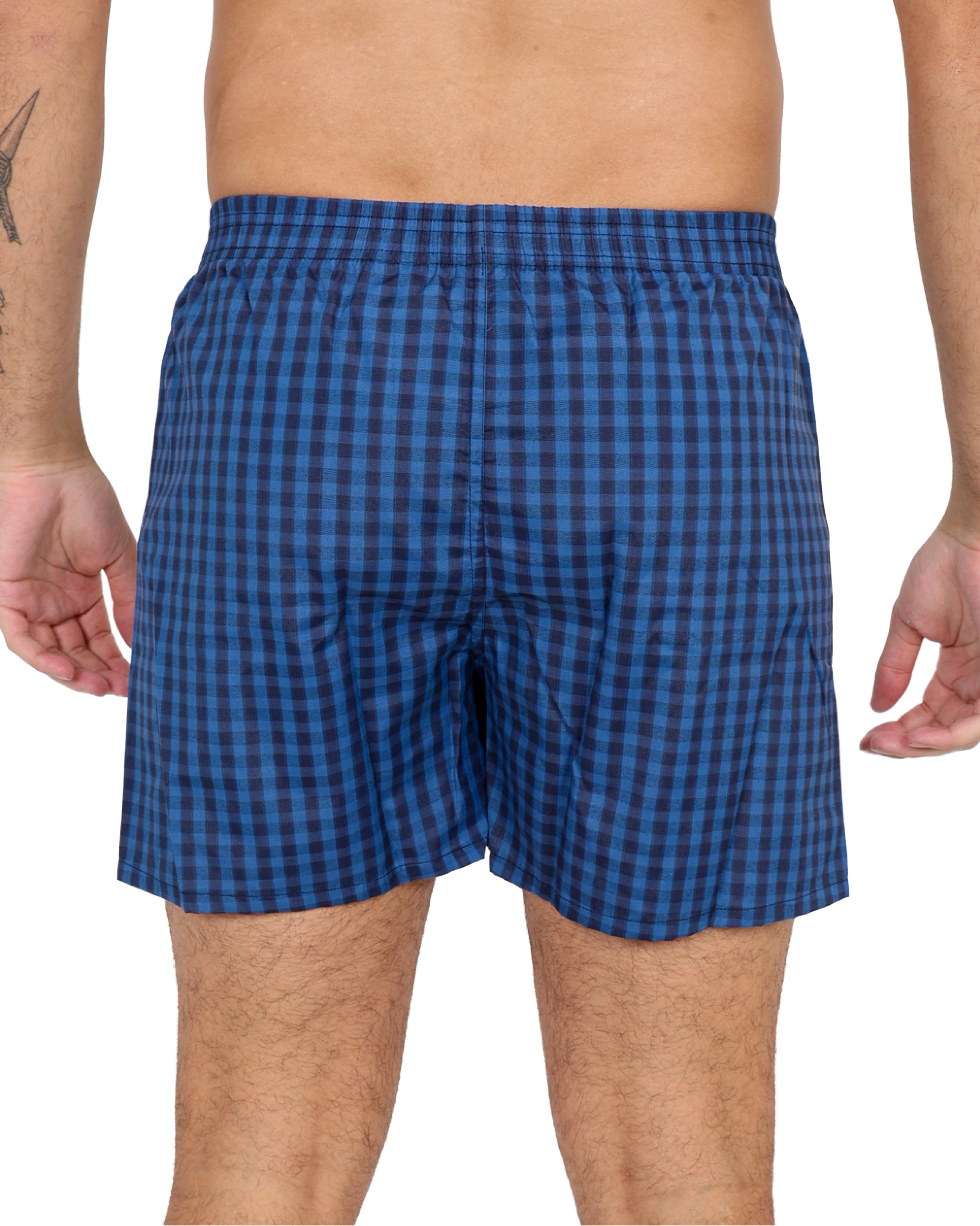 2 Pack Cotton Blend Boxer Shorts