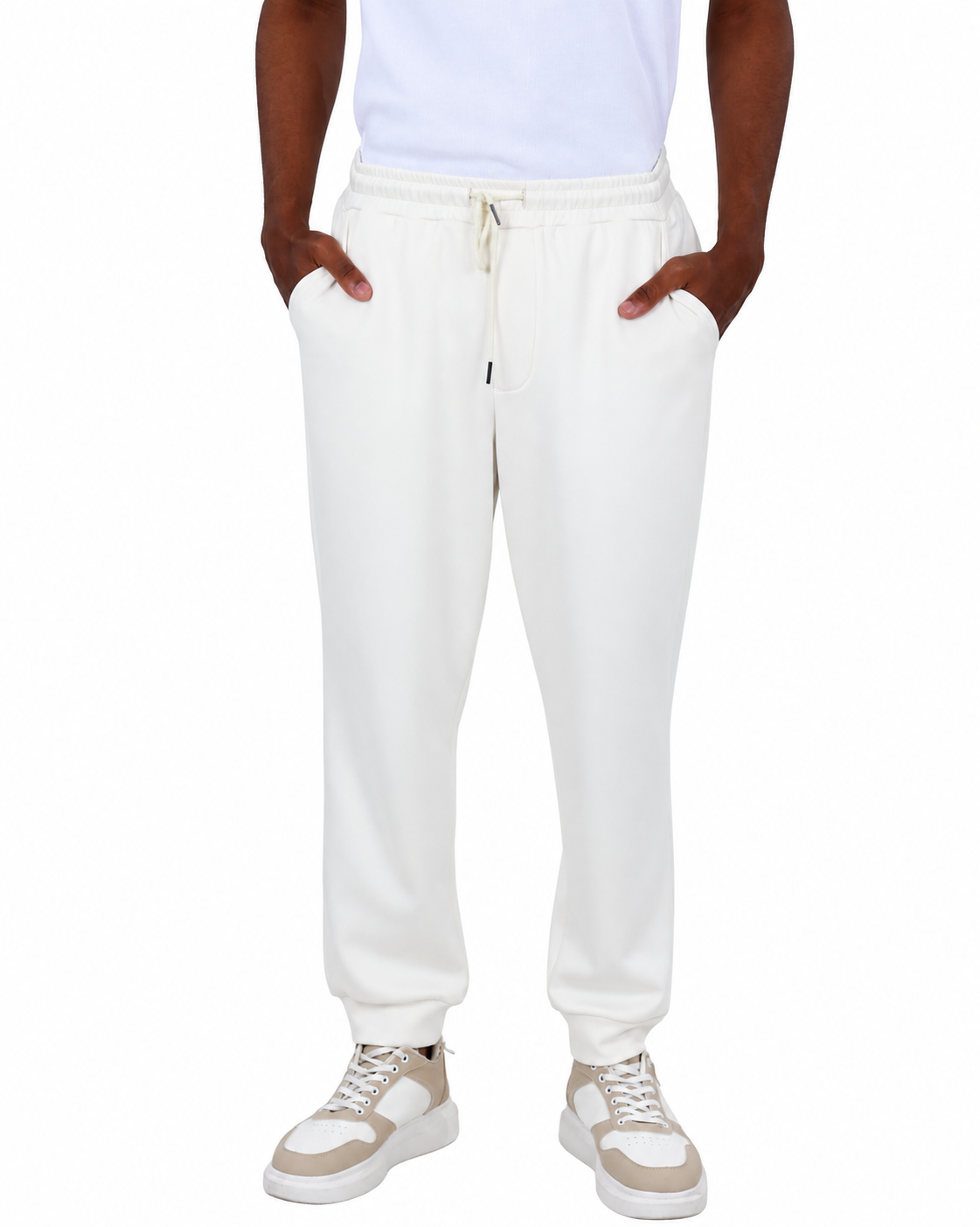 Cream Old School Famous Jogger