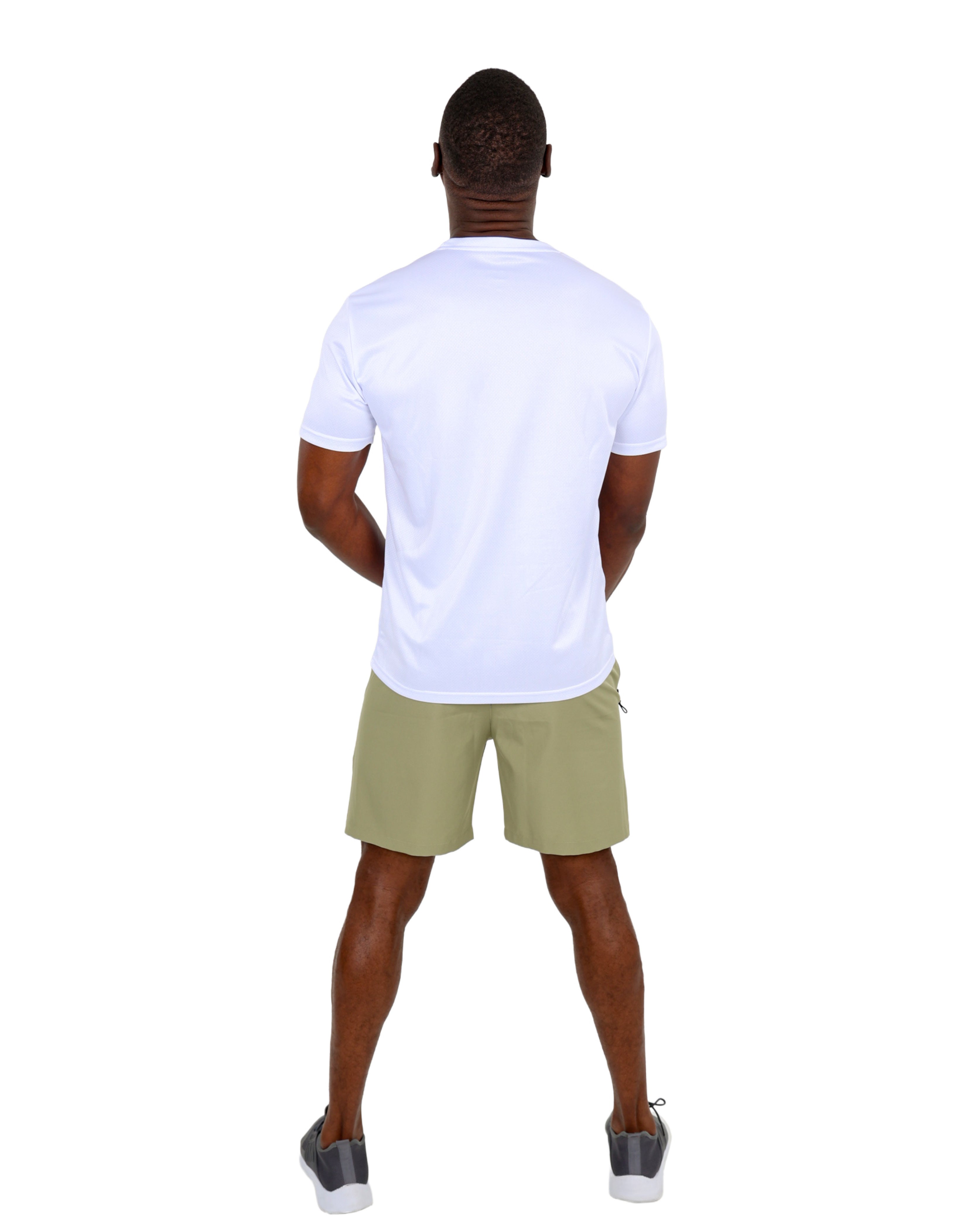 Side Pocket Sage Active Shorts