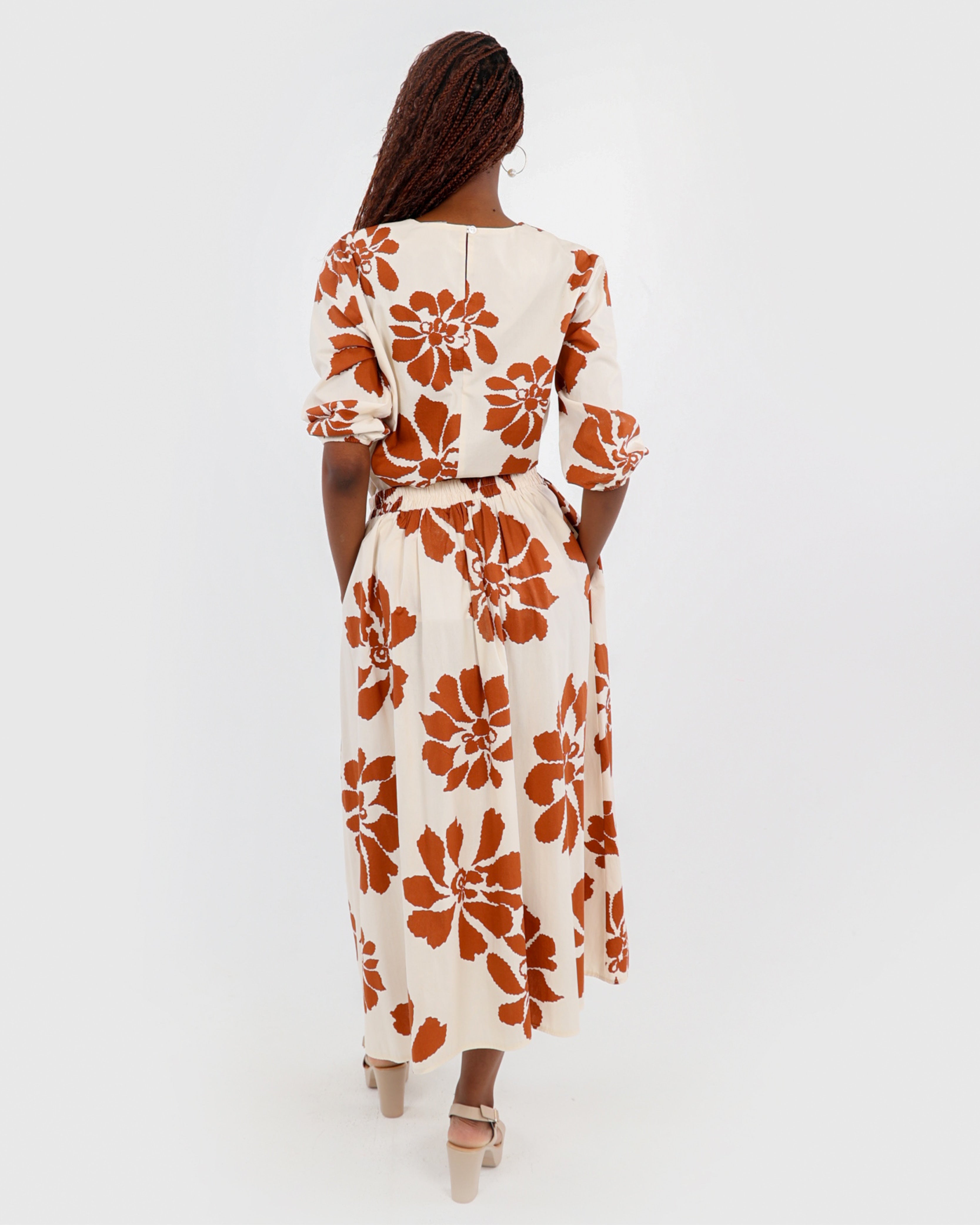 Printed Cotton Poplin Blouse