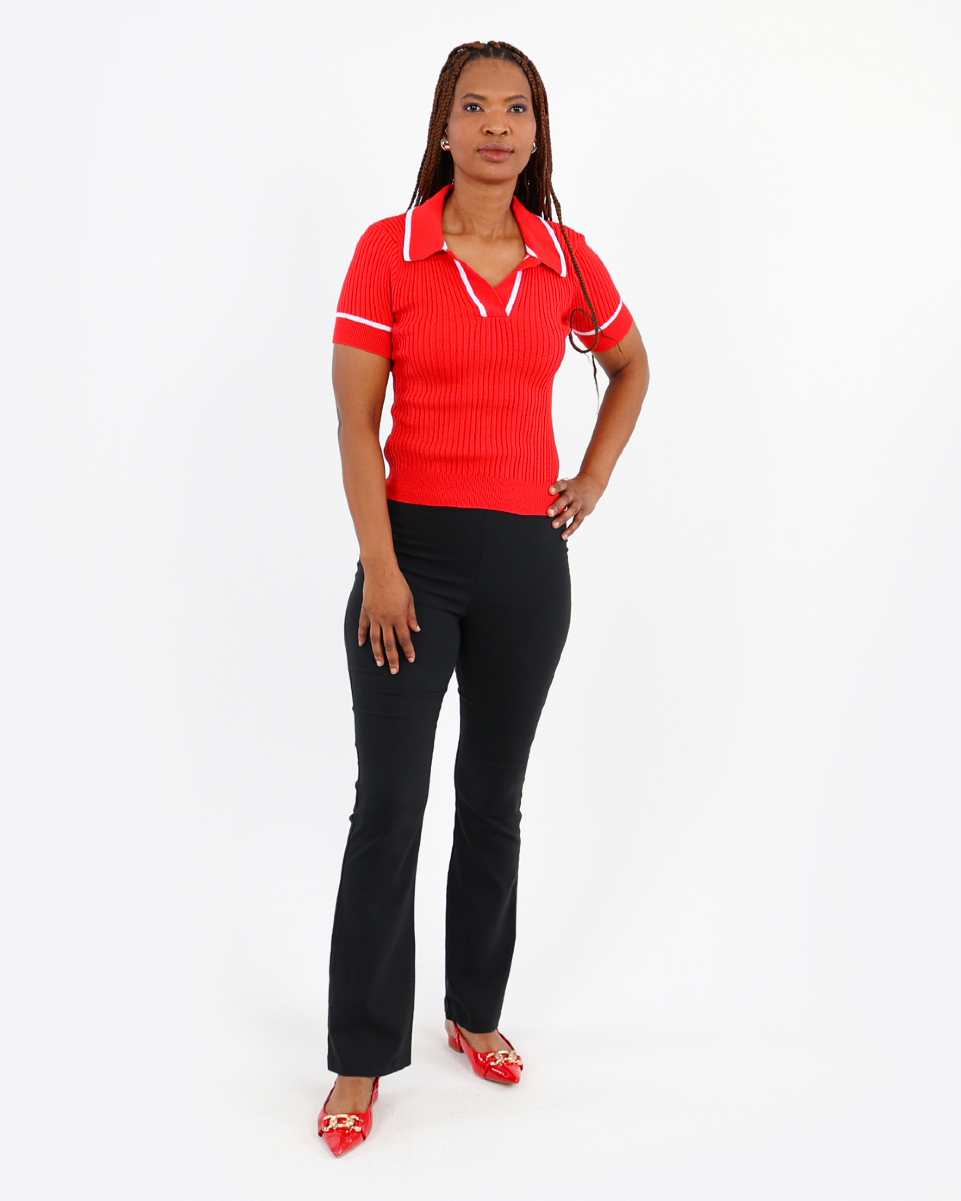 Short Sleeve Knit Golfer