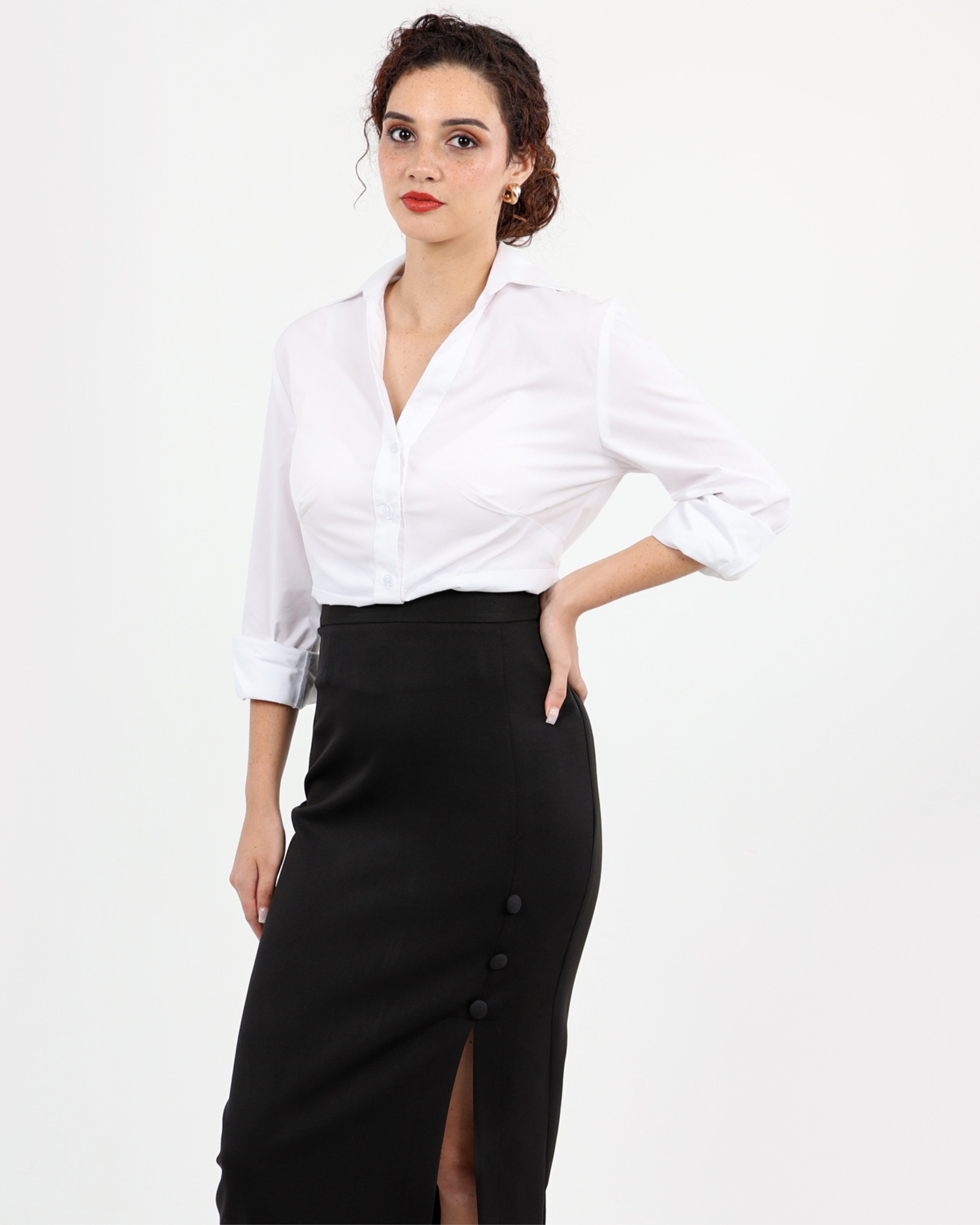 Long Sleeve Fitted Shirt