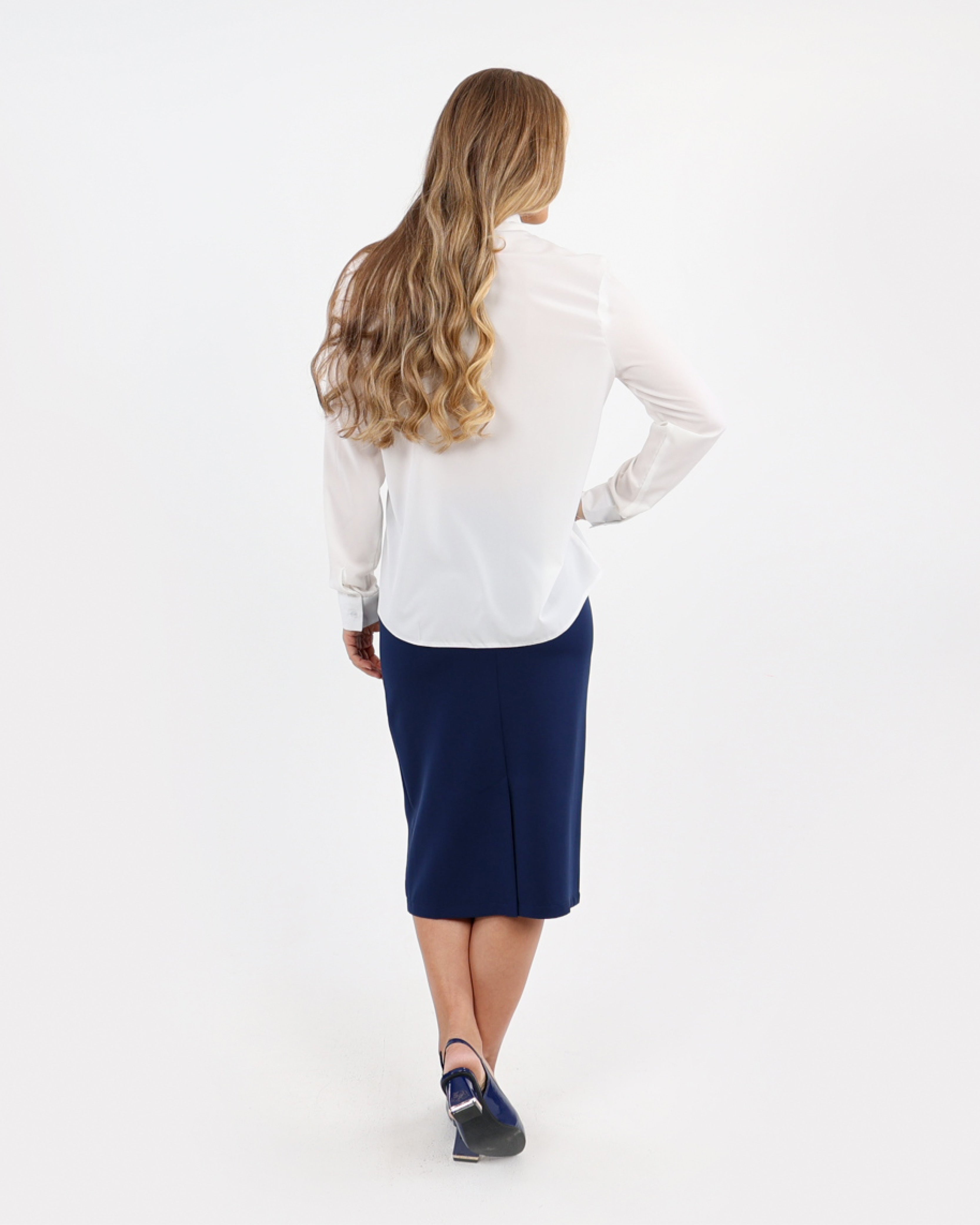 Long Sleeve Kitty Bow Blouse