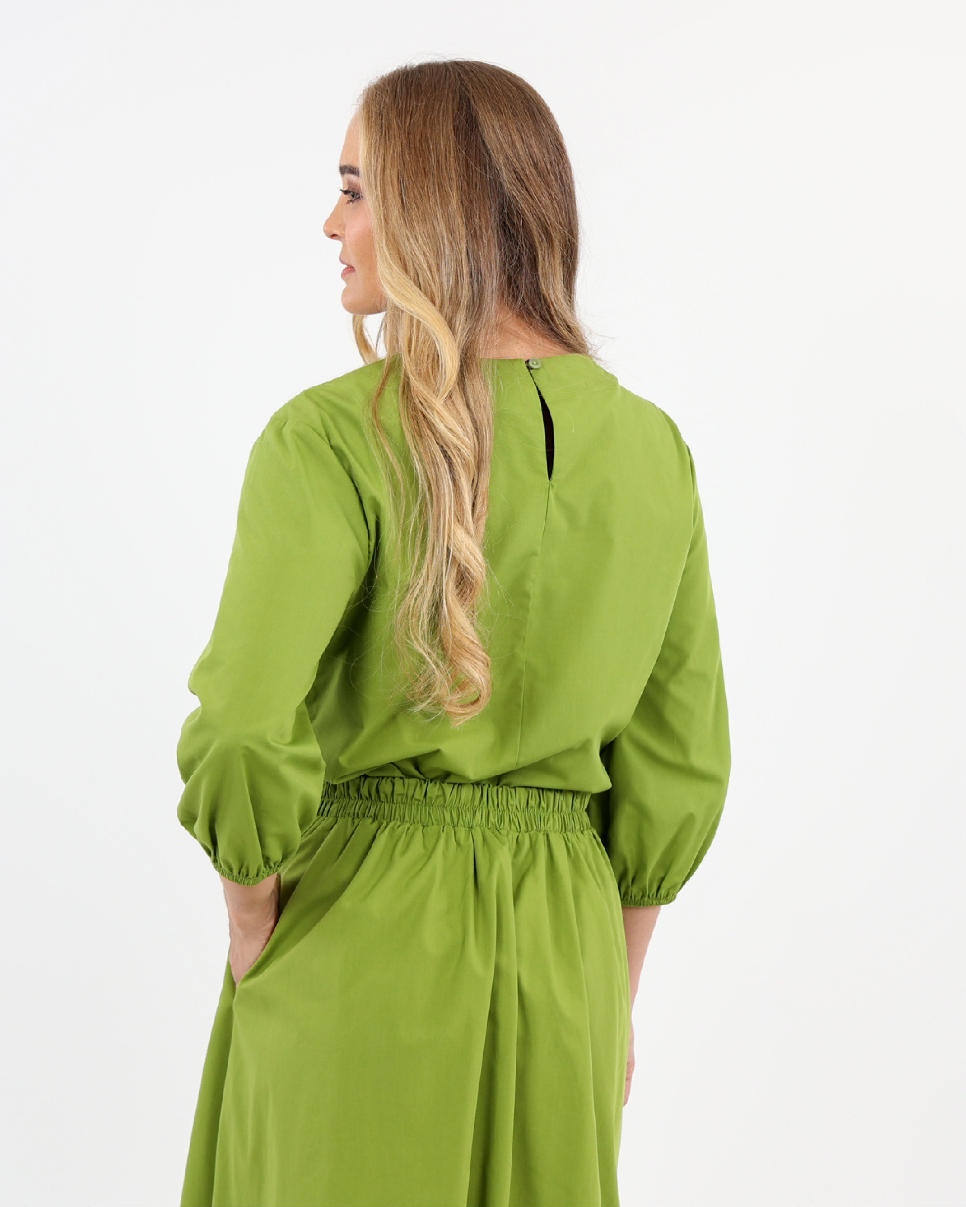 Cotton Poplin Blouse