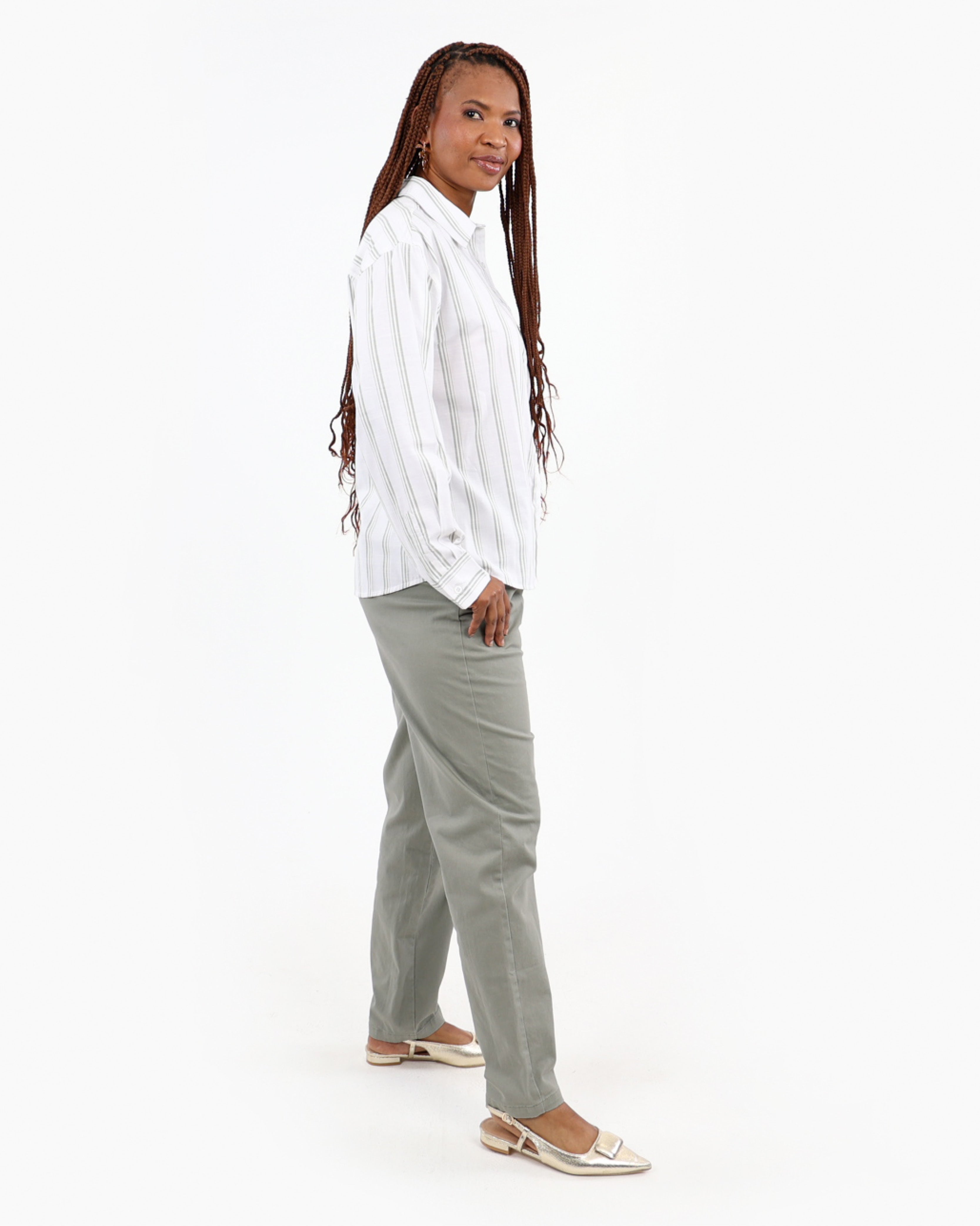 Pleat Detail Chino