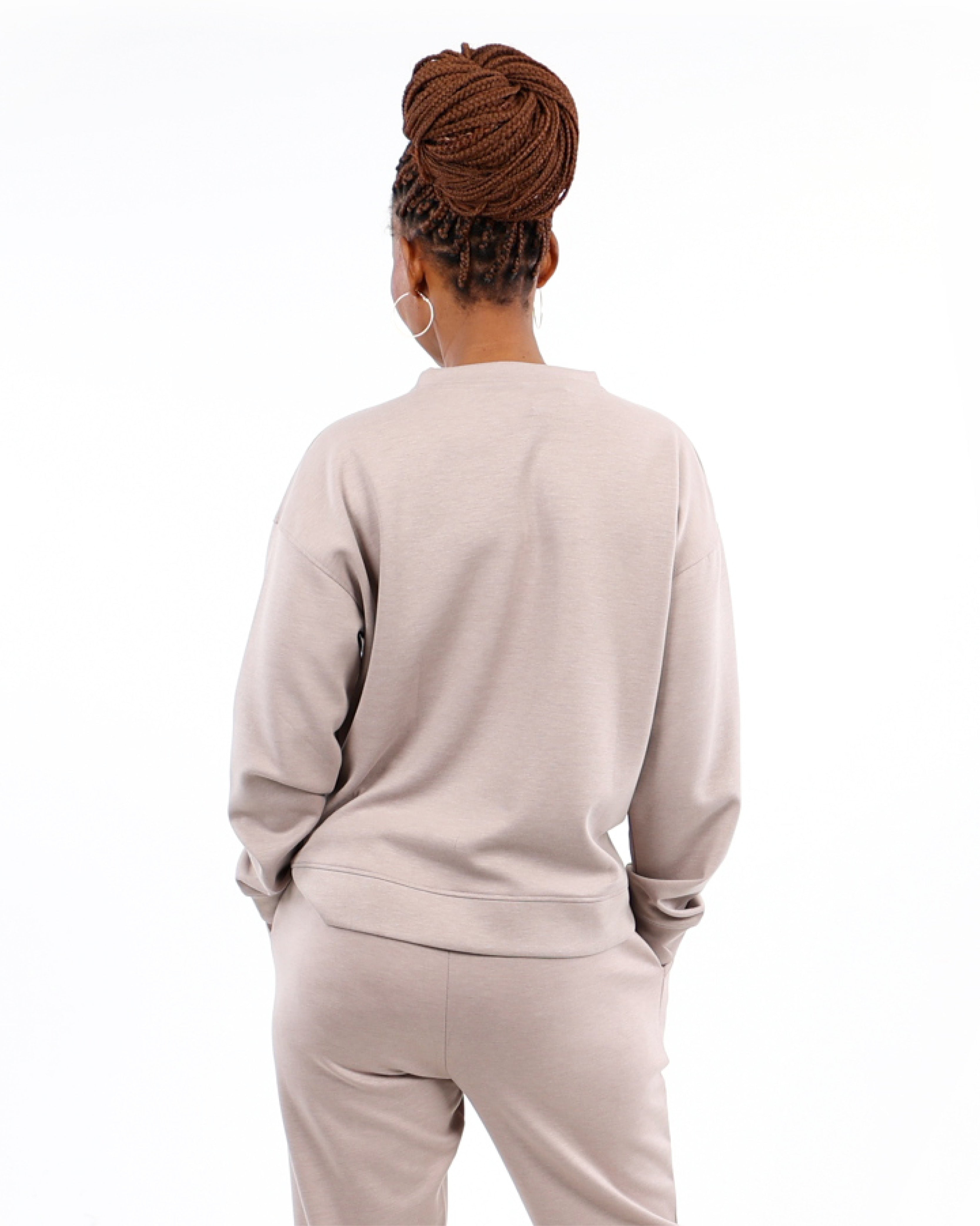 Mink Active Crew Neck Sweatshirt