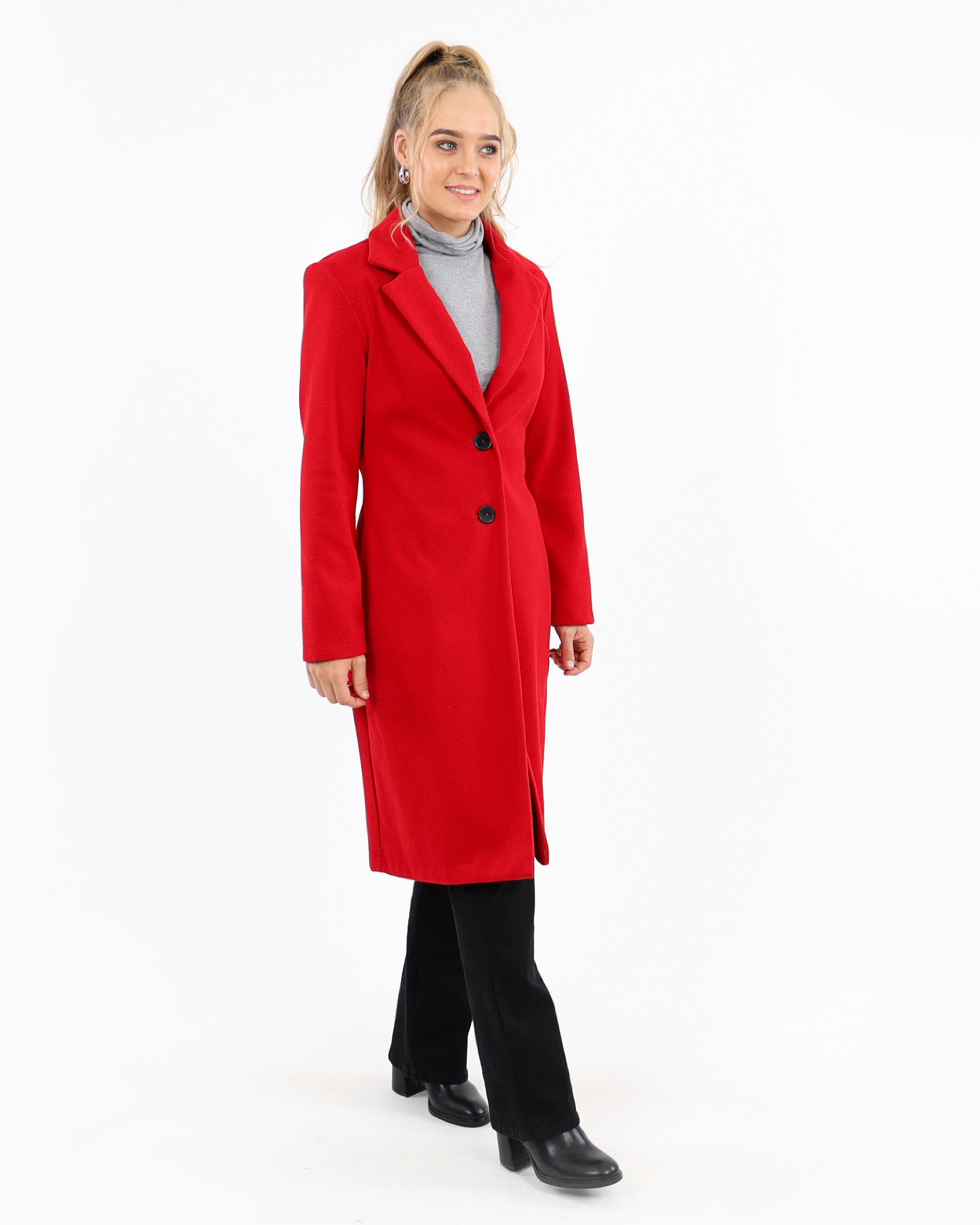 Twill Melton Coat