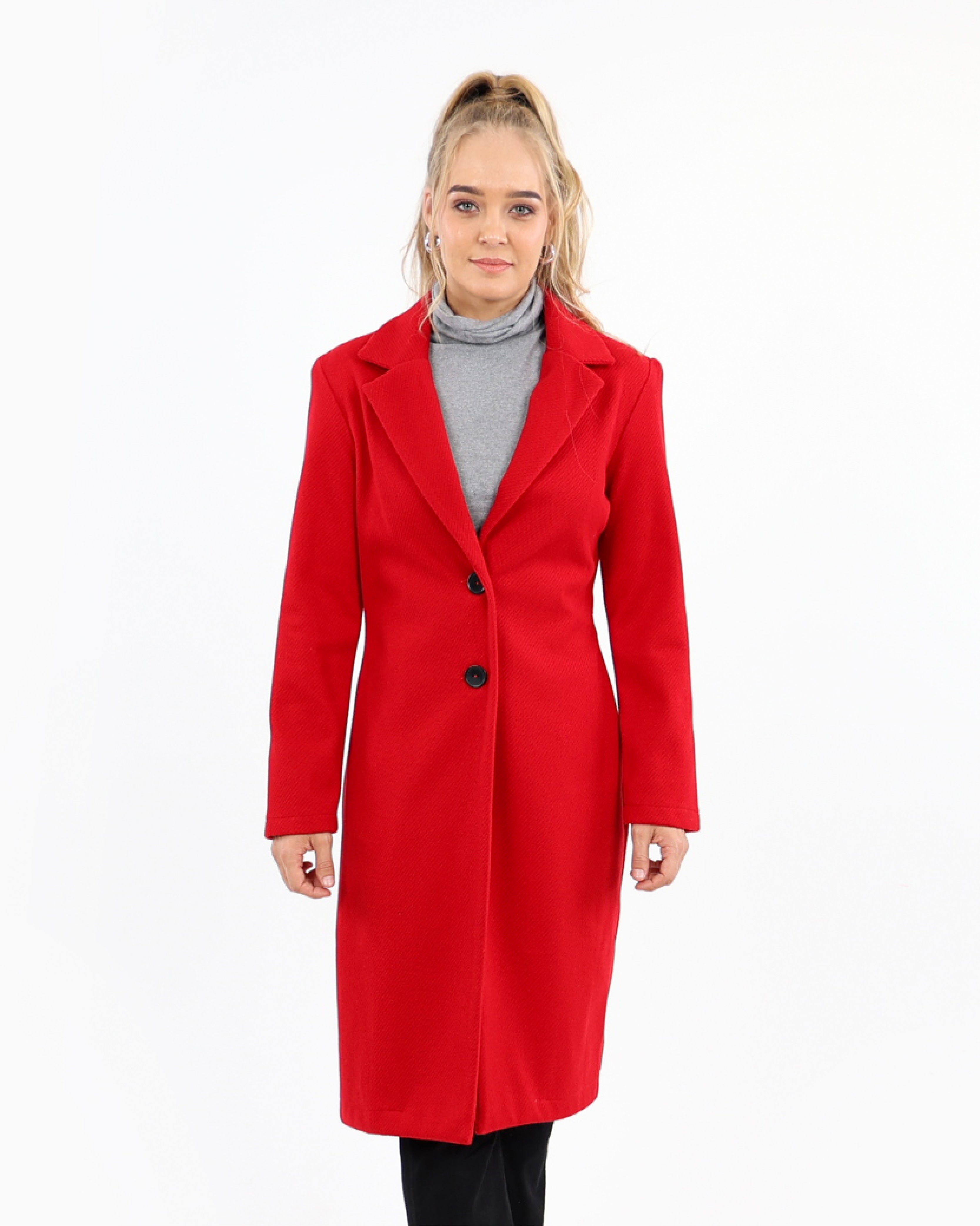Twill Melton Coat