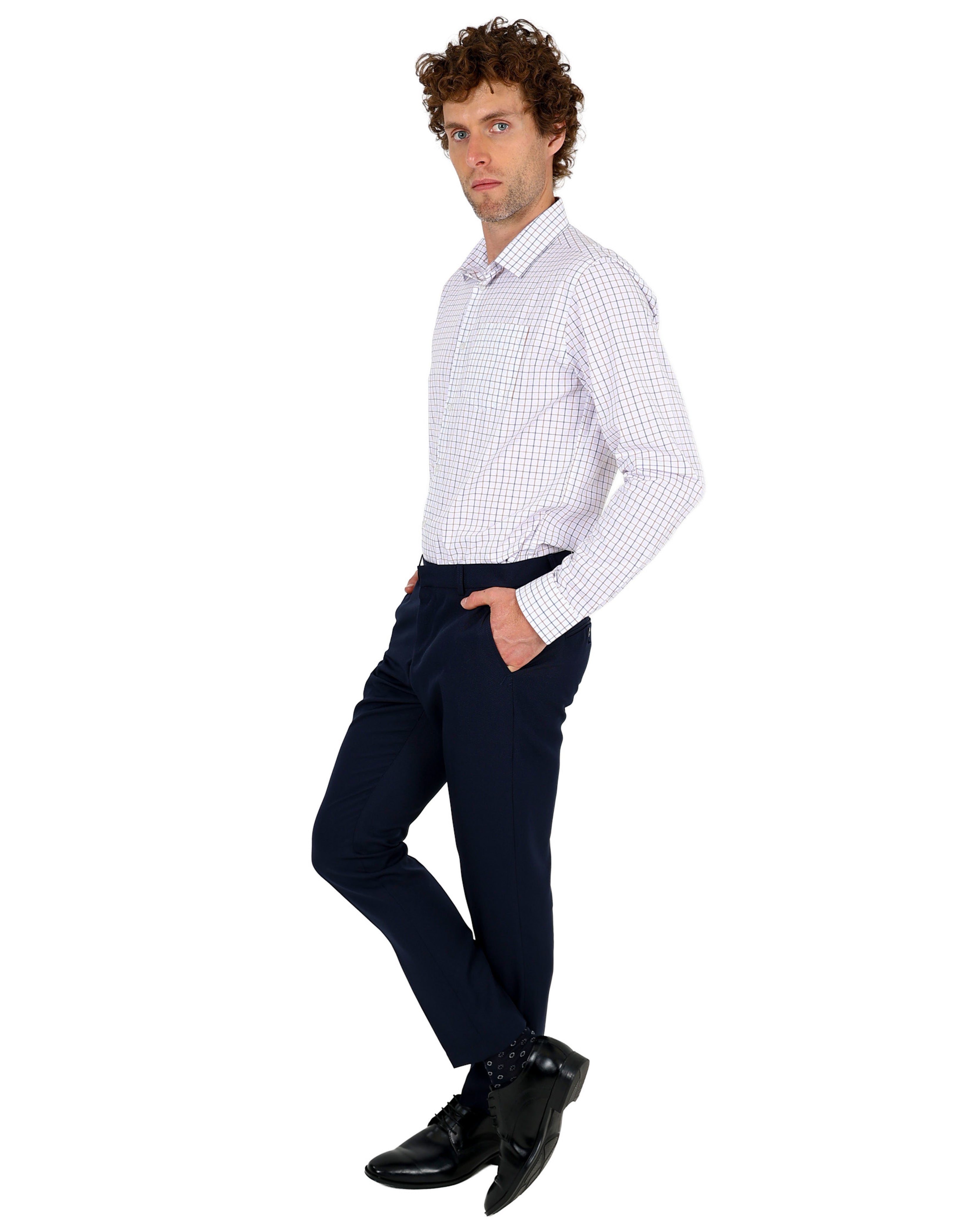Navy Slim Fit Classic Formal Trouser