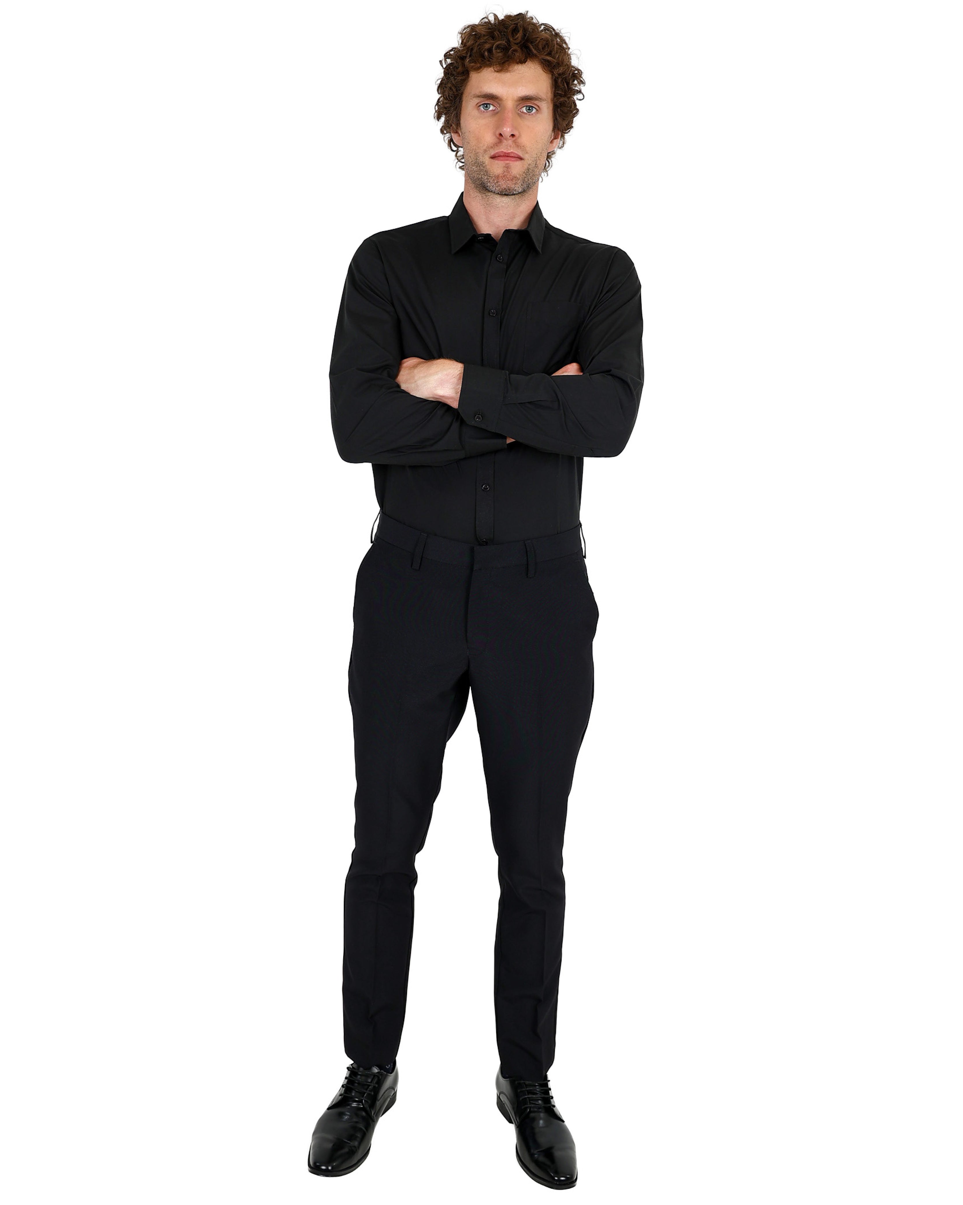 Black Long Sleeve Formal Shirt