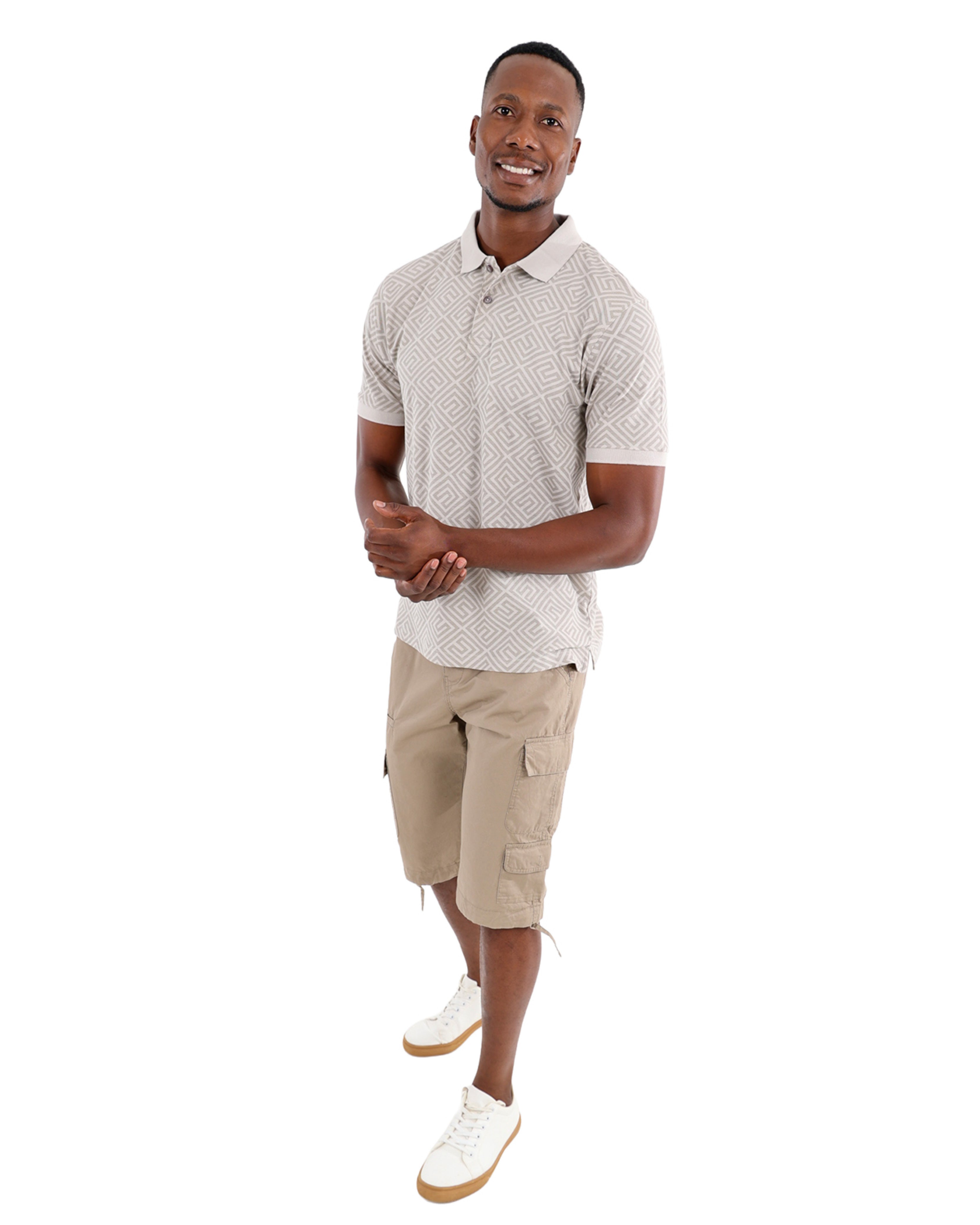 Cargo Cotton Twill Clamdigger Short