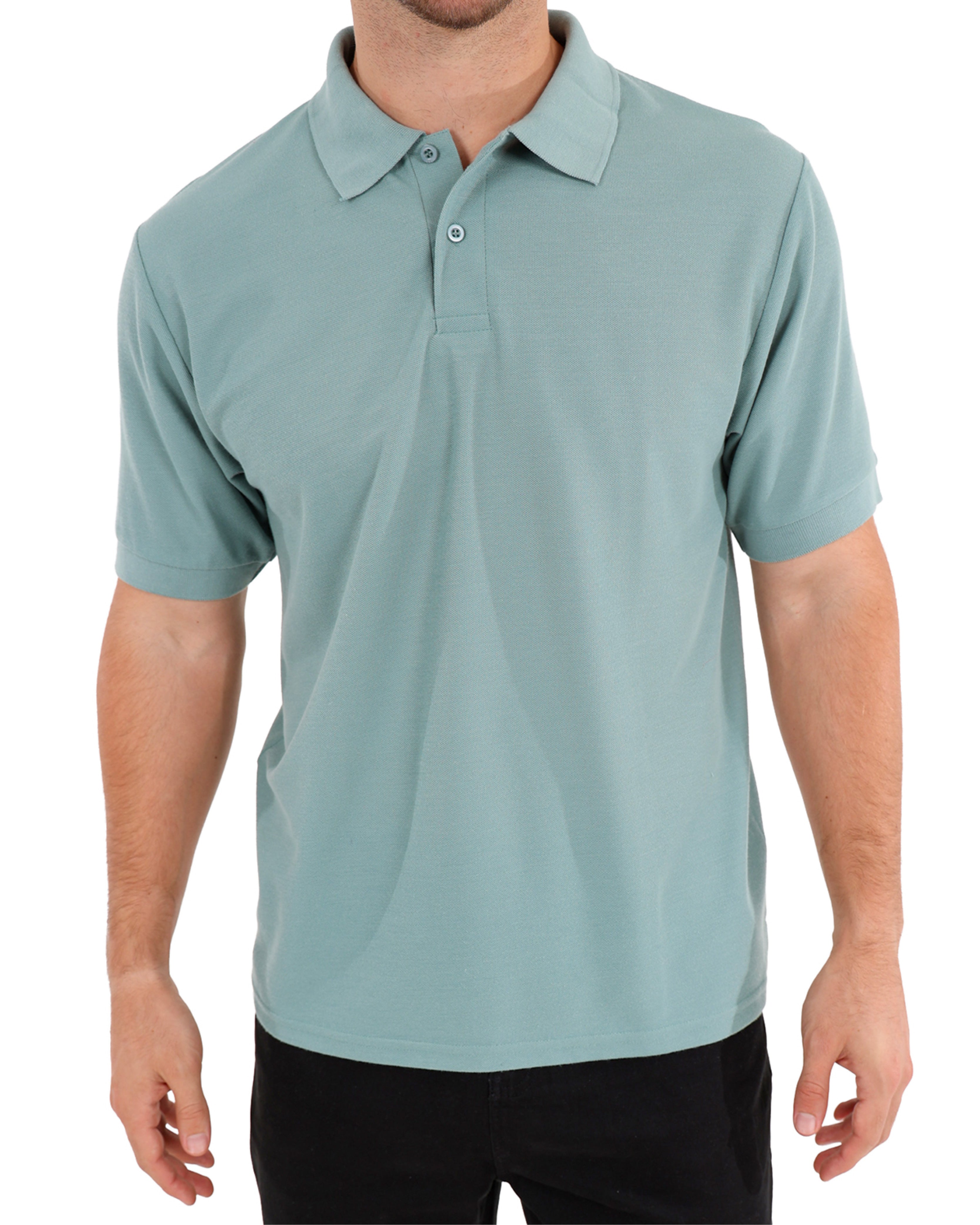 Pique Mint Short Sleeve Golfer