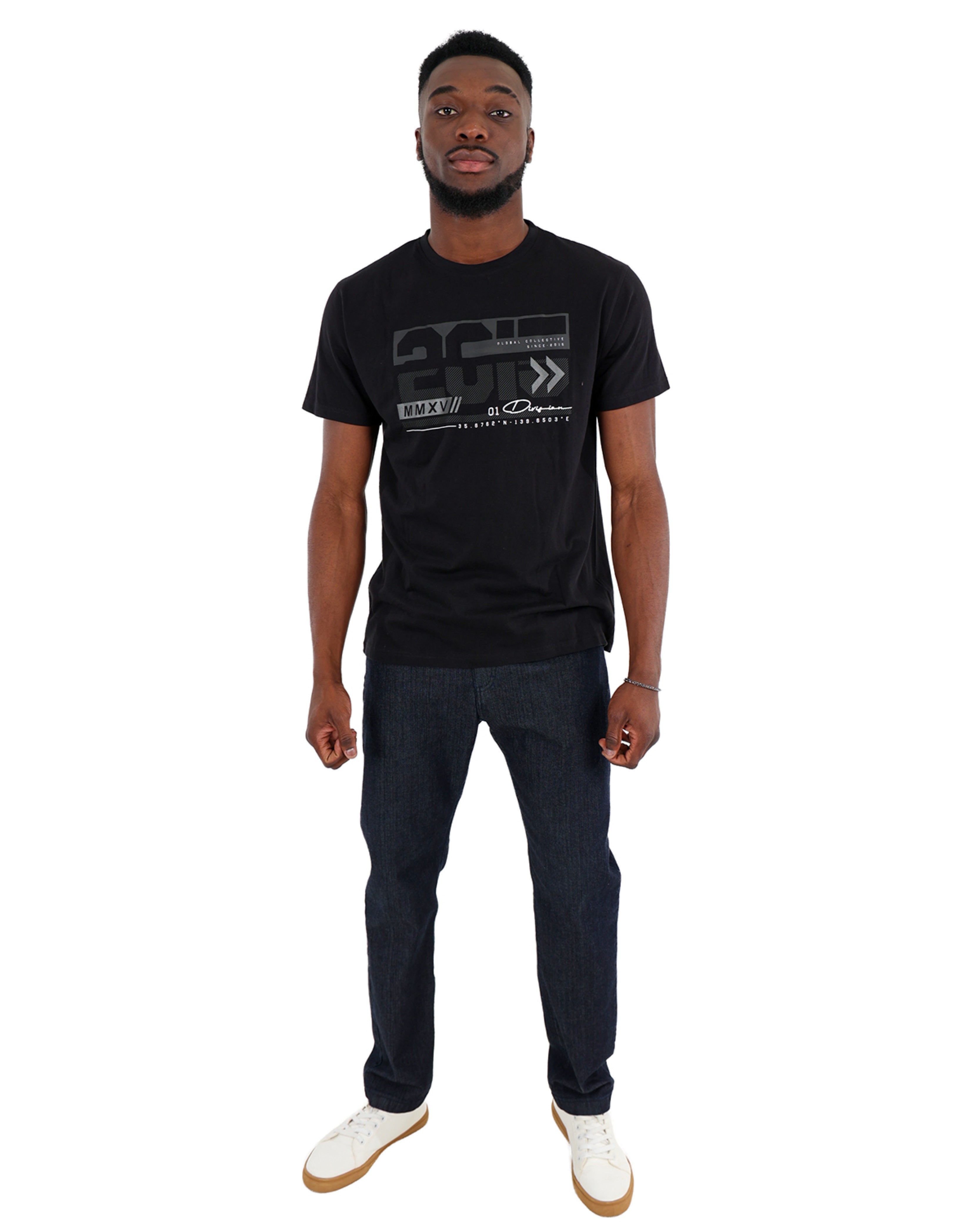 Short Sleeve Black 2015 Graphic T-Shirt