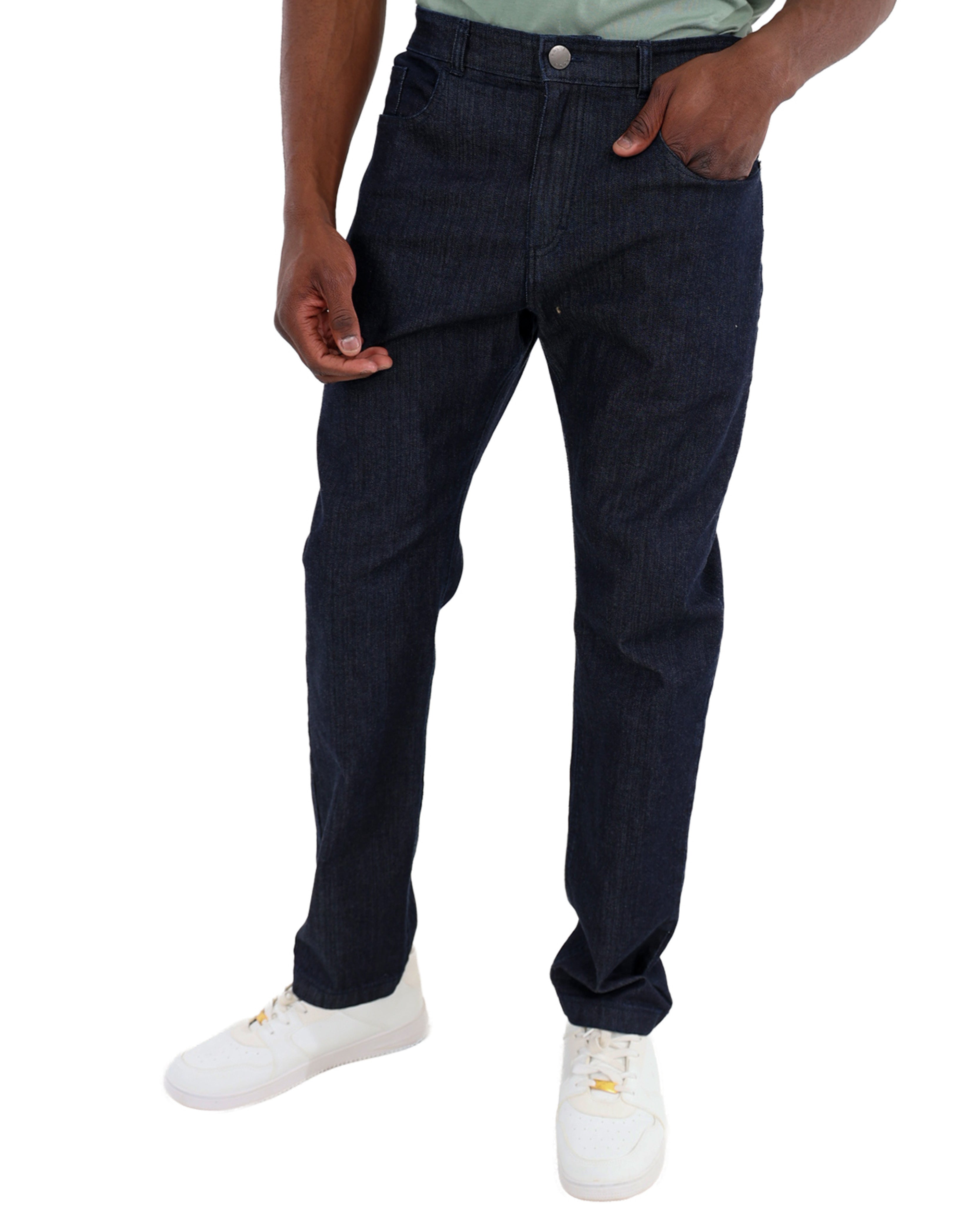 Tapered Mid Blue Jeans