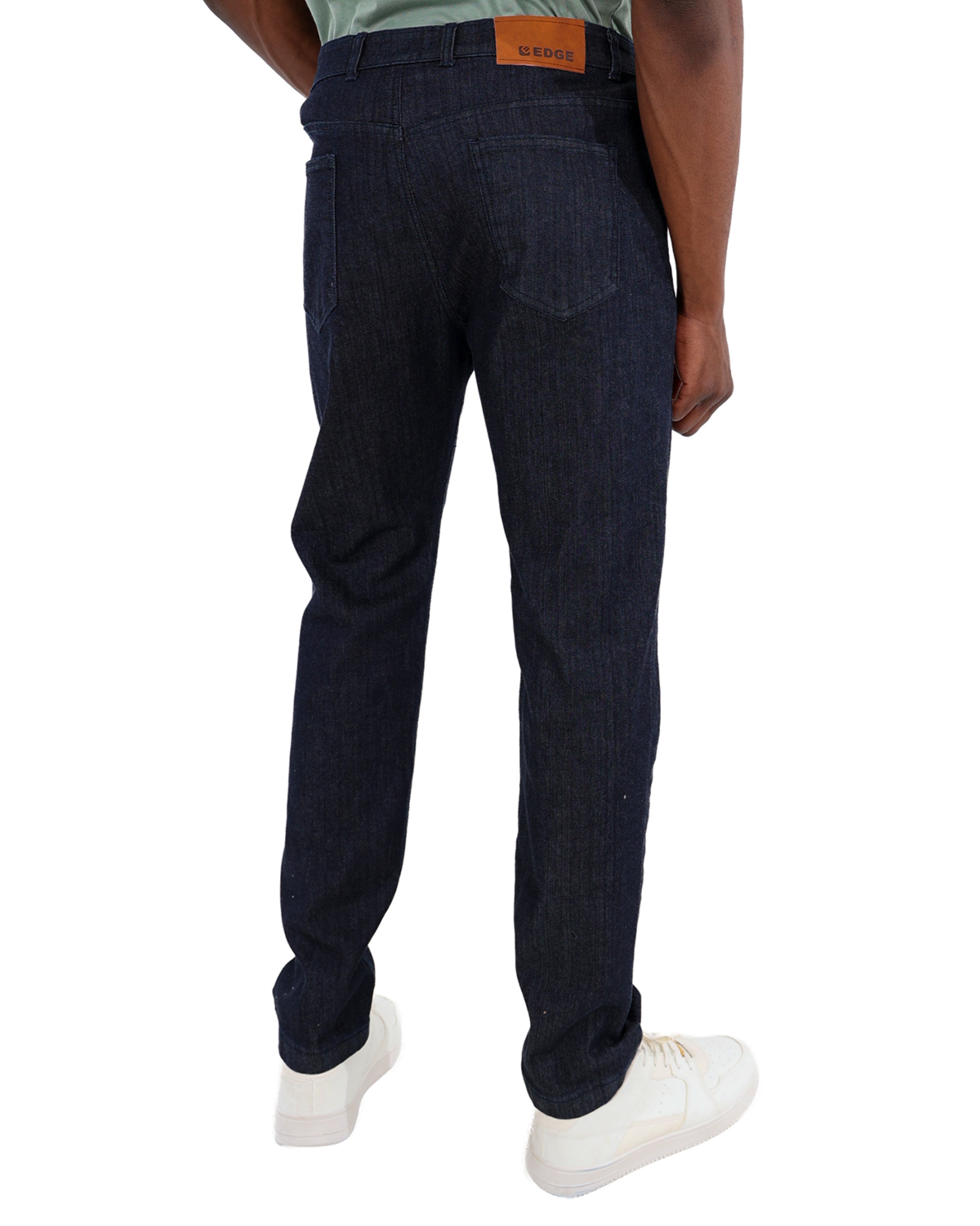 Tapered Mid Blue Jeans