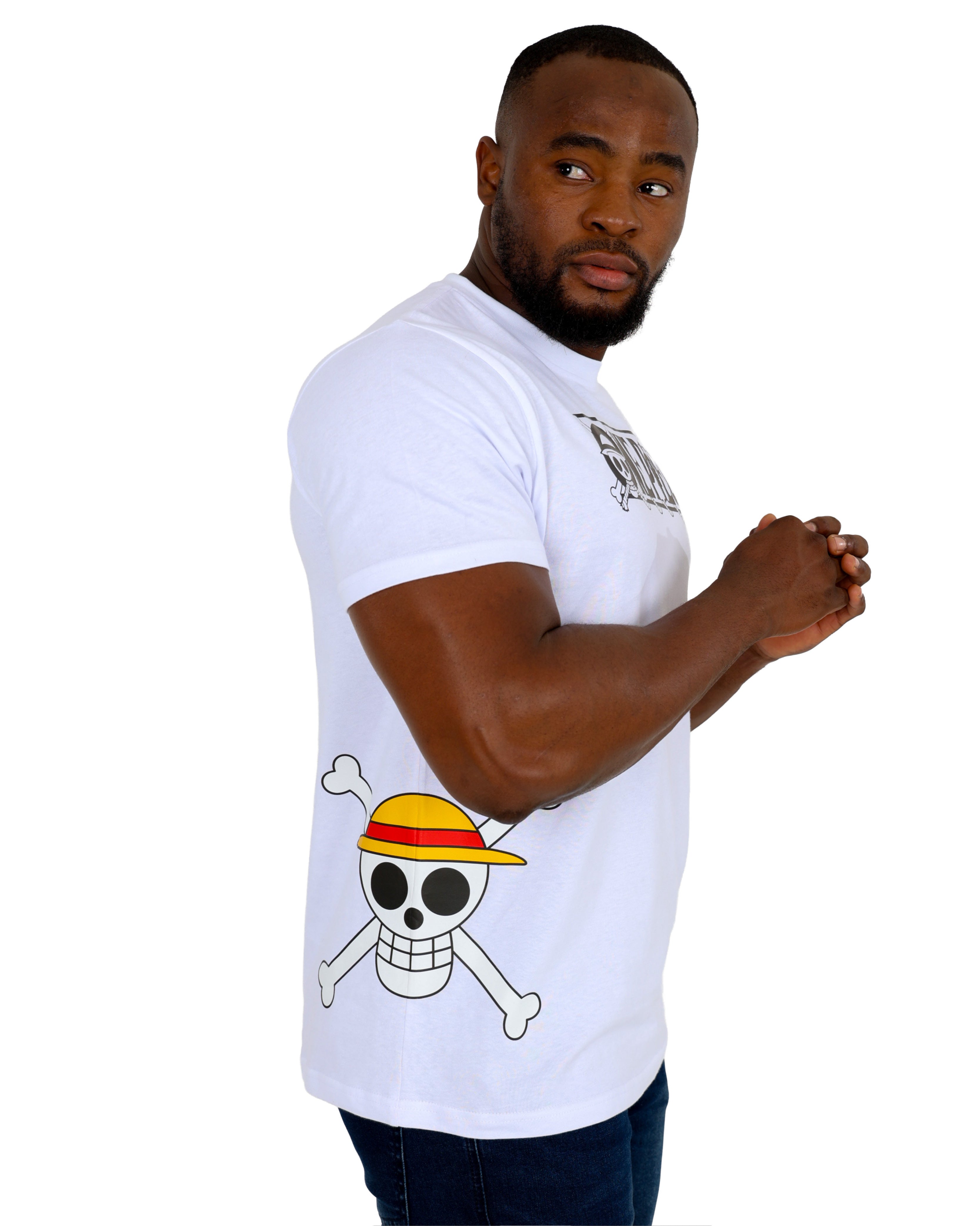 White One Piece Logo T-Shirt