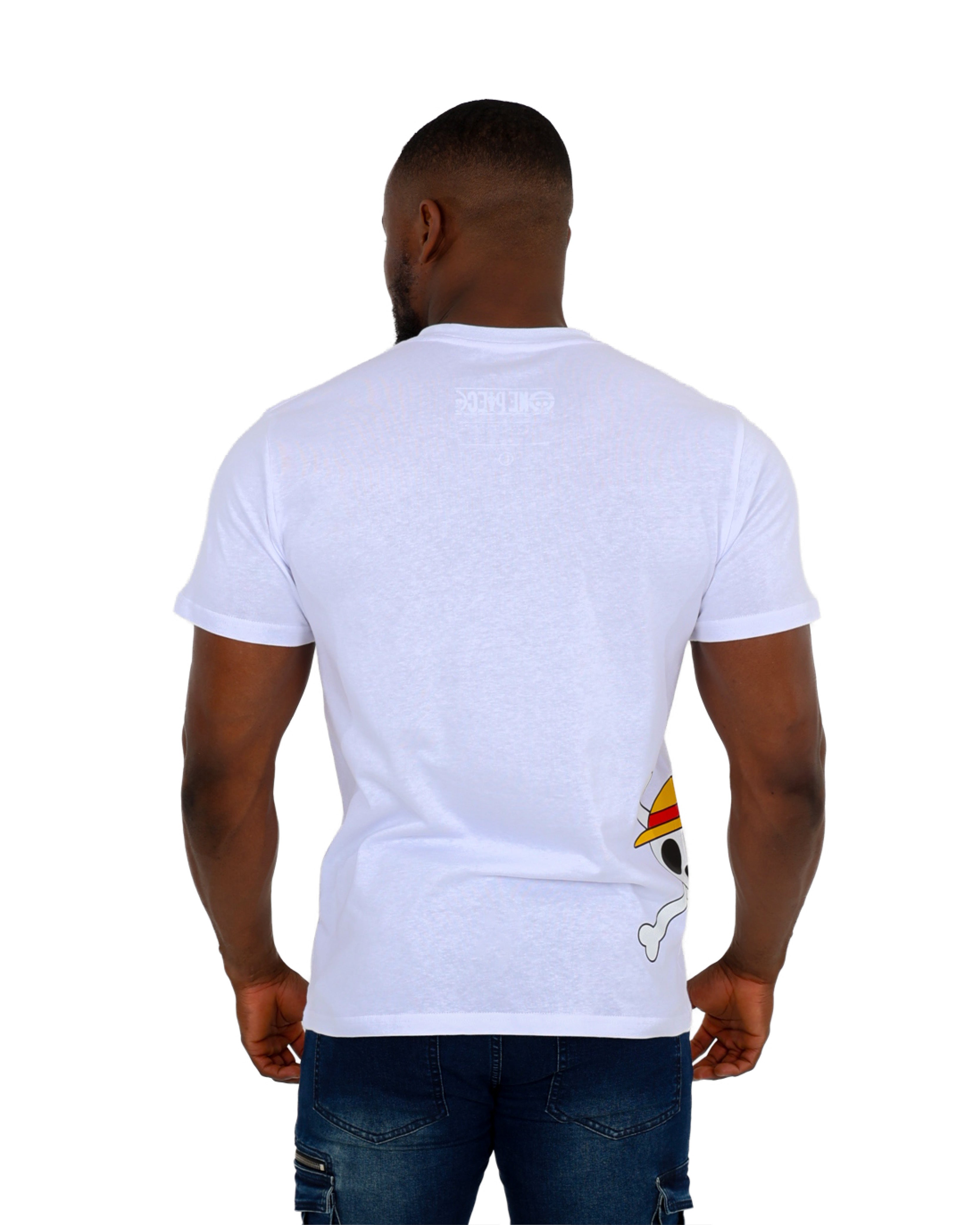 White One Piece Logo T-Shirt