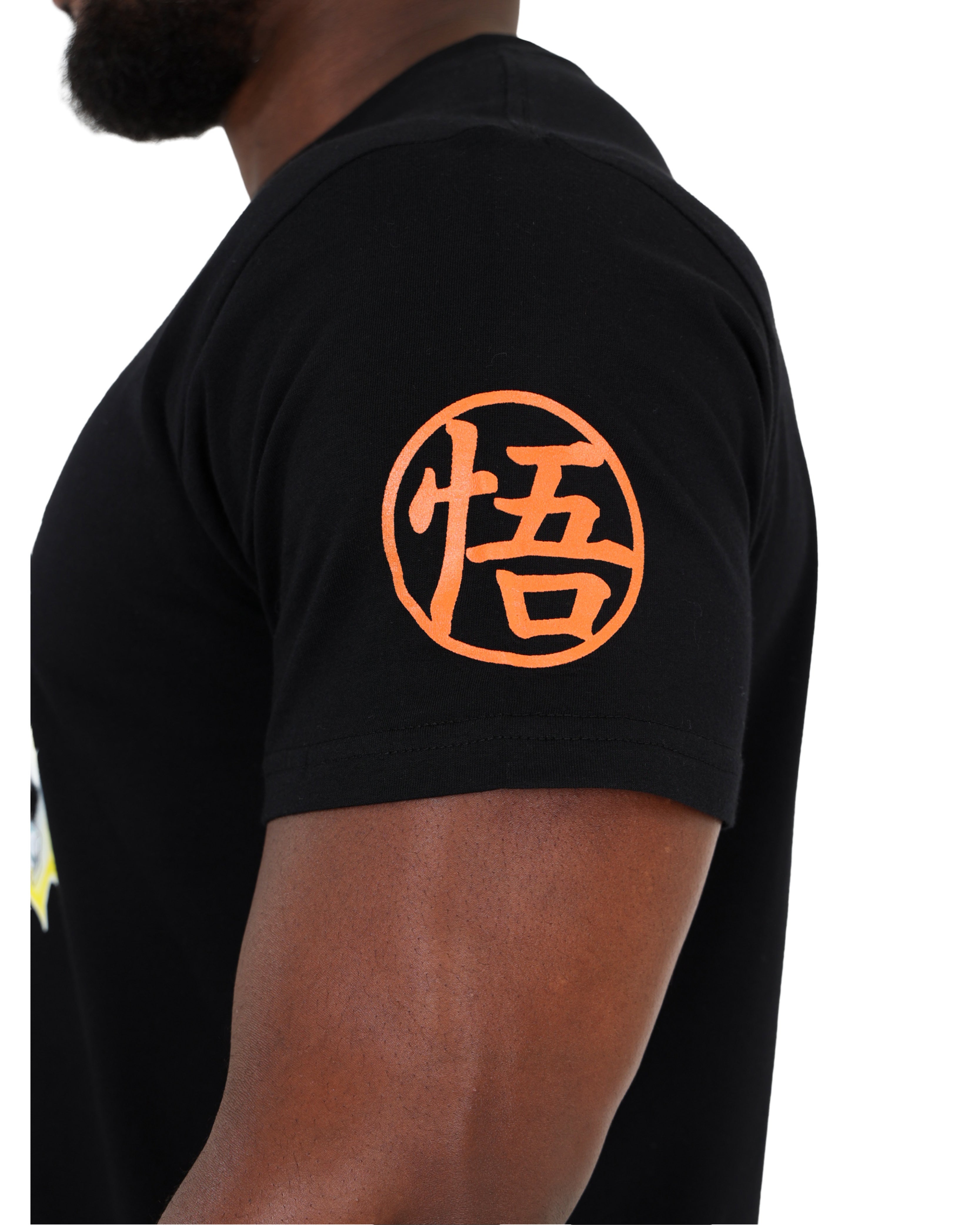 Dragon Ball Z Black Battle T-Shirt + FREE Goku Standee