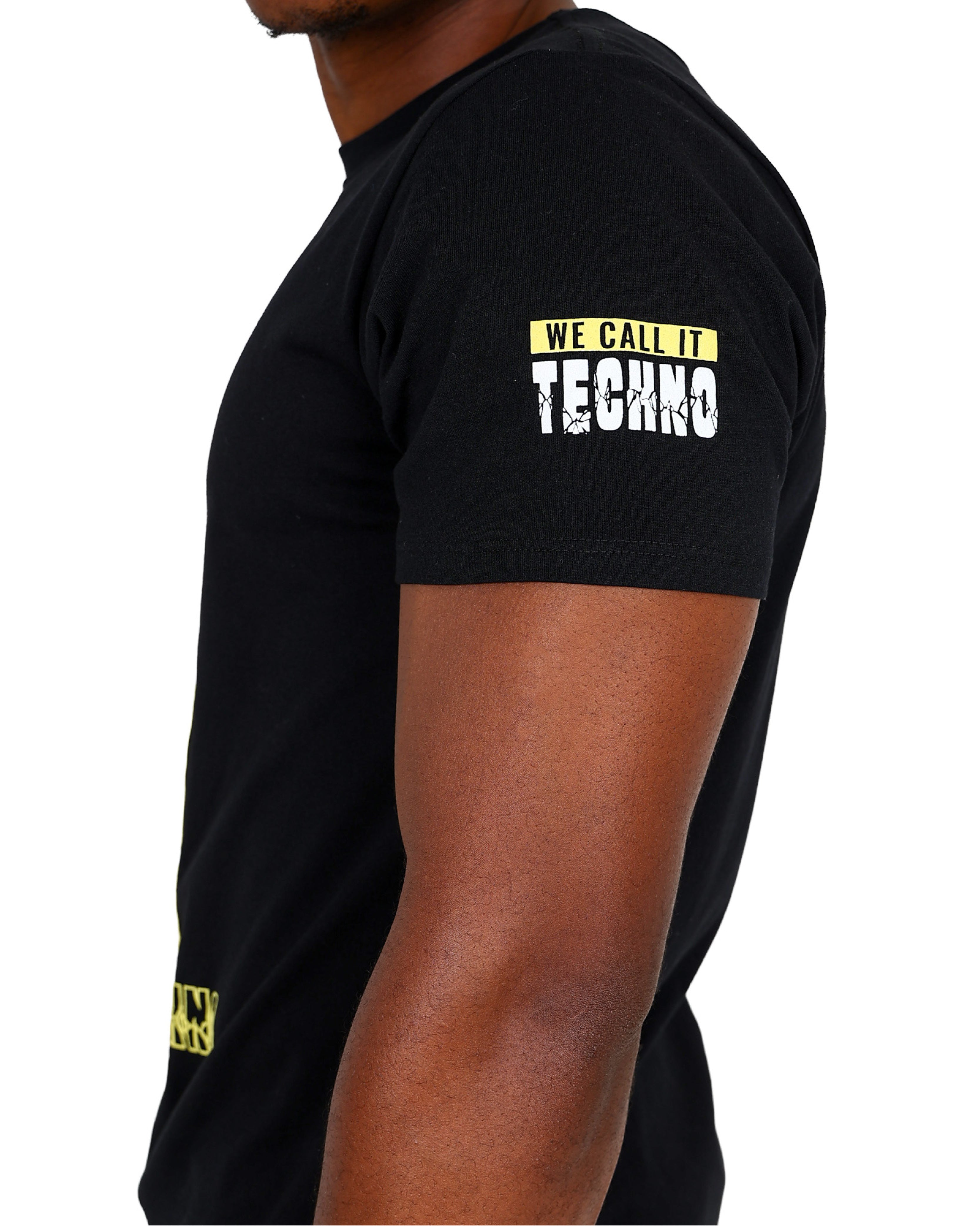 Short Sleeve Black Grimey Graphic T-Shirts