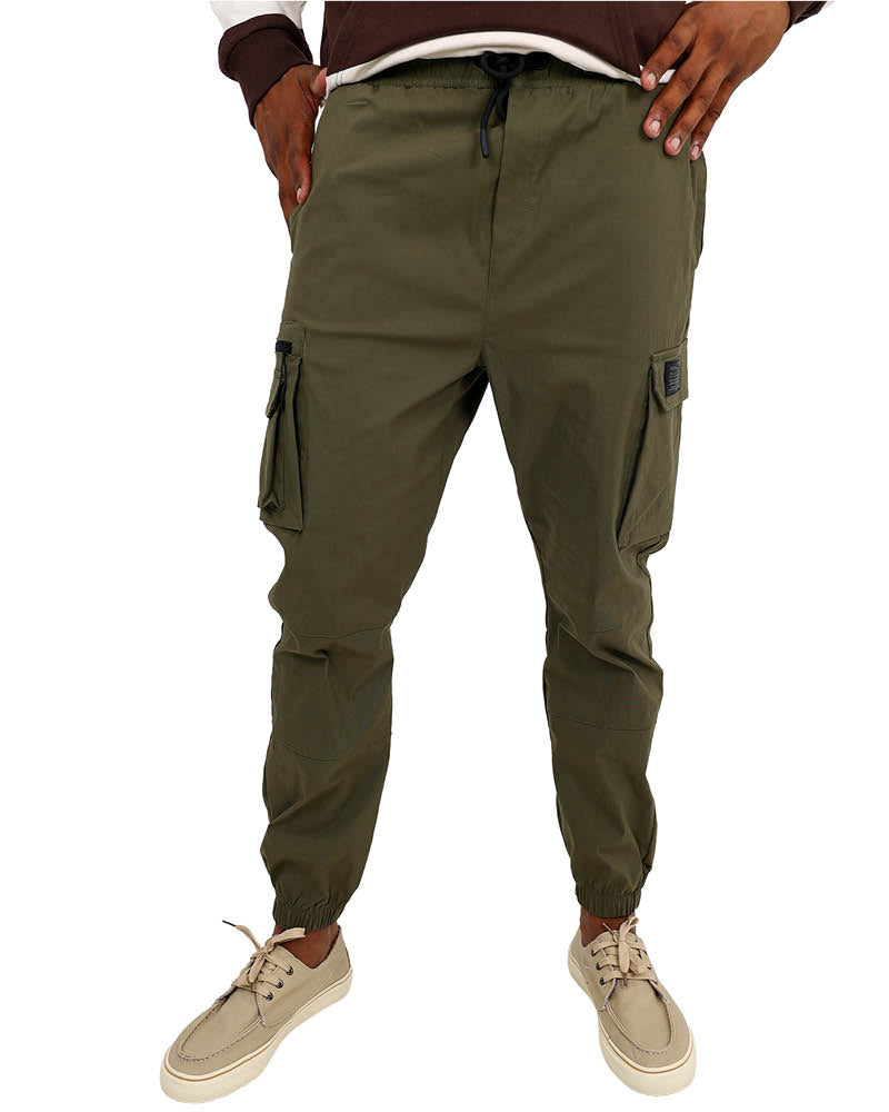 メンズウェア BRIEFING 3D LOGO PARKA&JOGGER SET OLIVE Olive Zipper Cargo Jogger