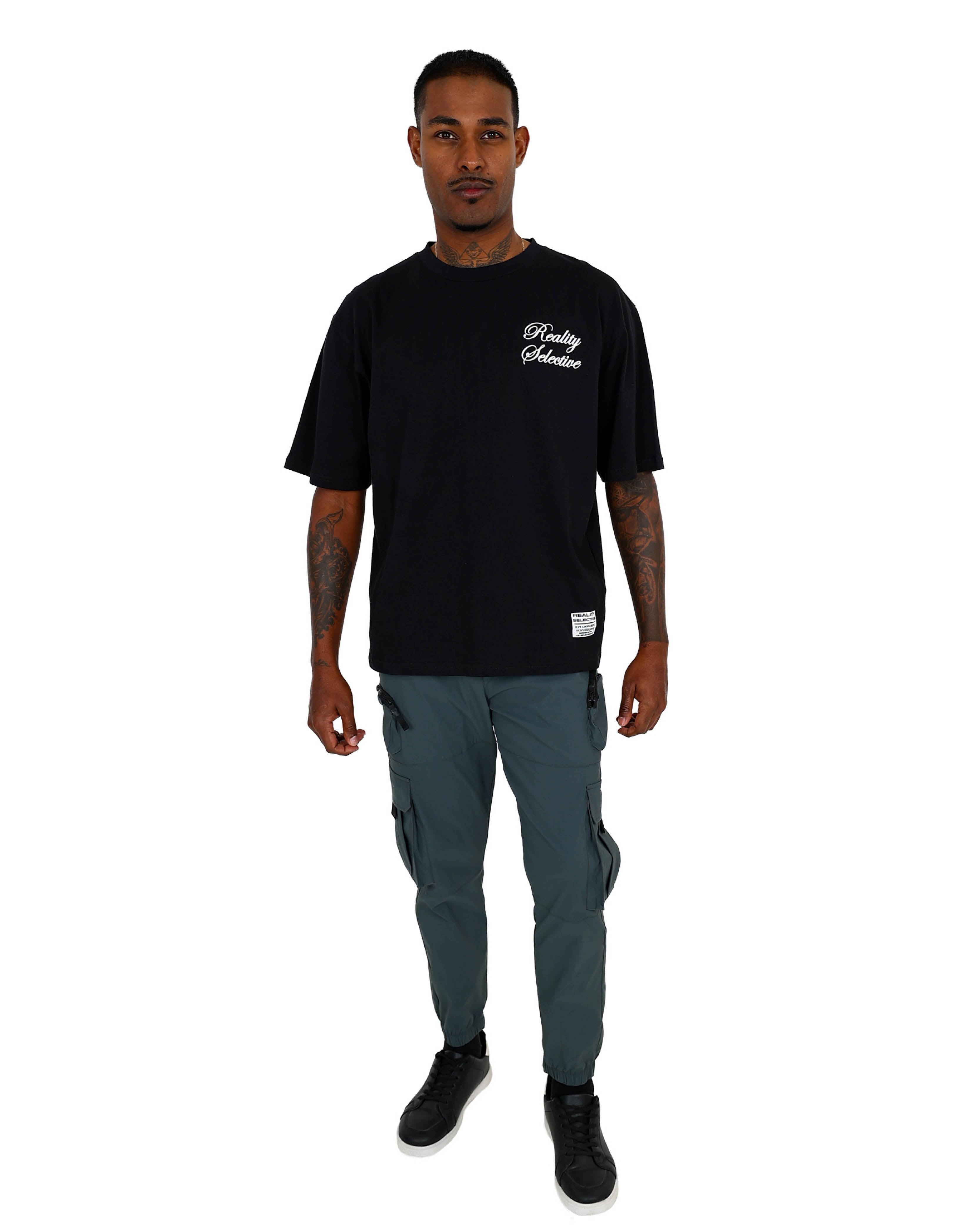 Short Sleeve Black Oversized California Graphic T-Shirt
