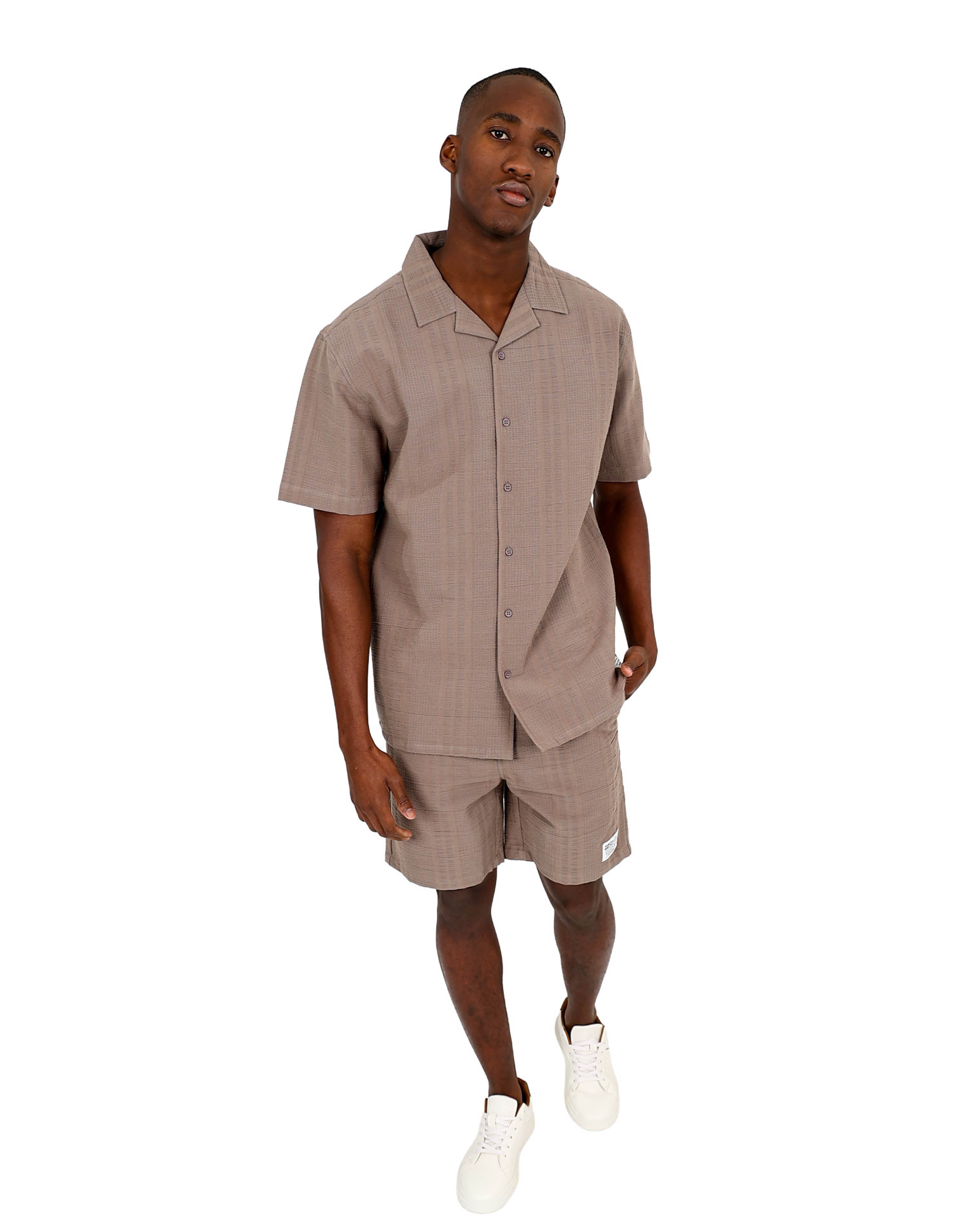 Taupe Utility Inspired Shorts