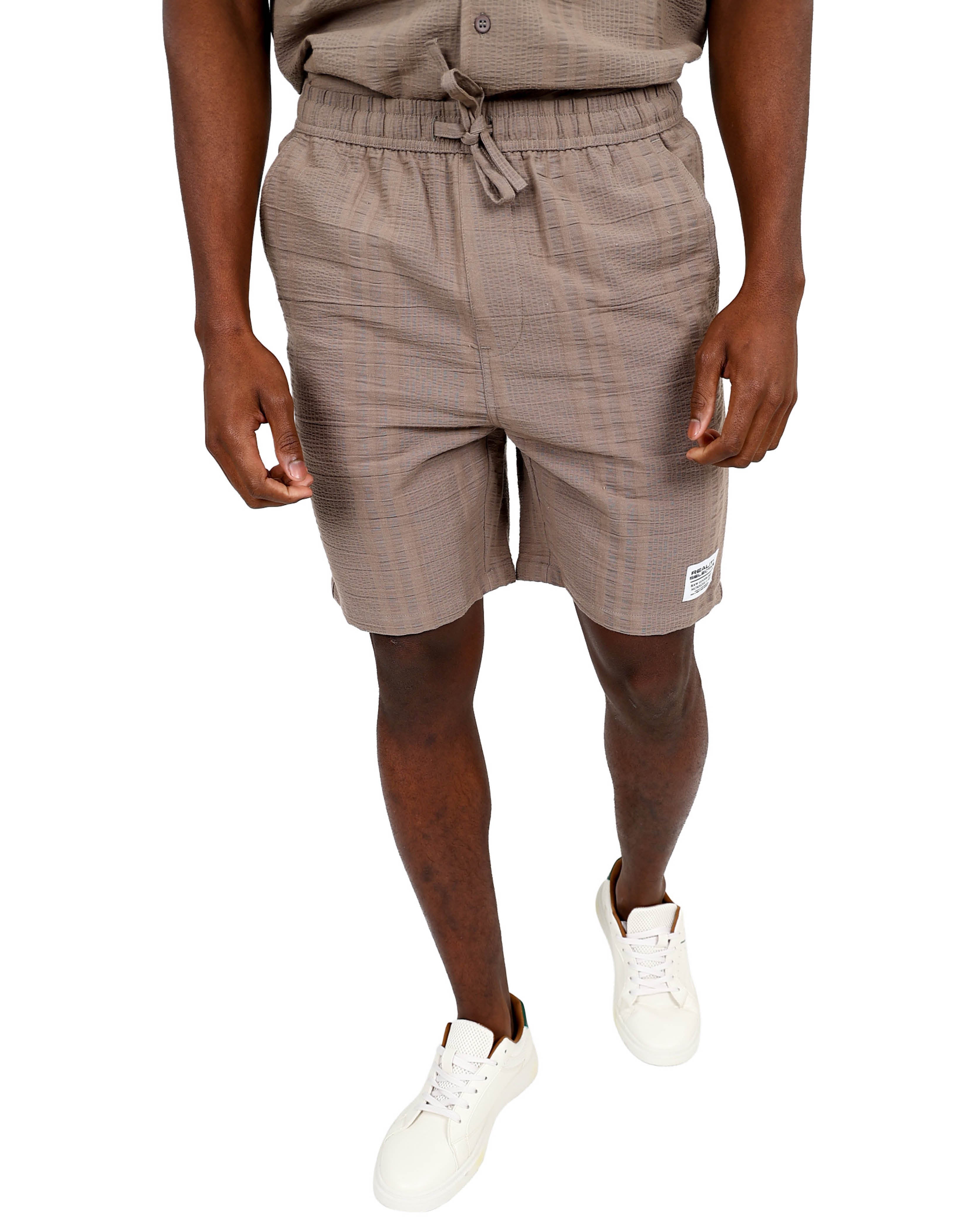 Taupe Utility Inspired Shorts
