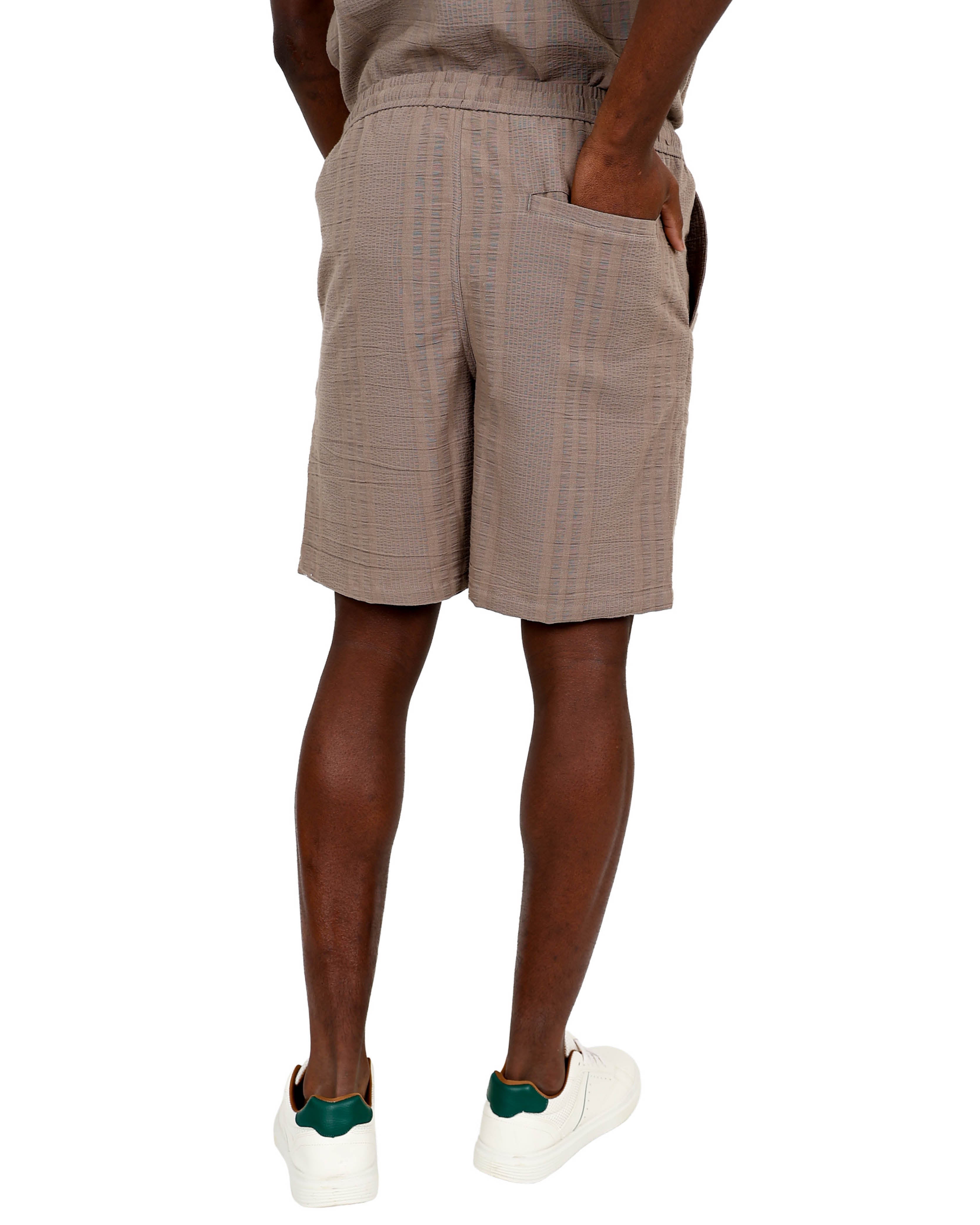 Taupe Utility Inspired Shorts