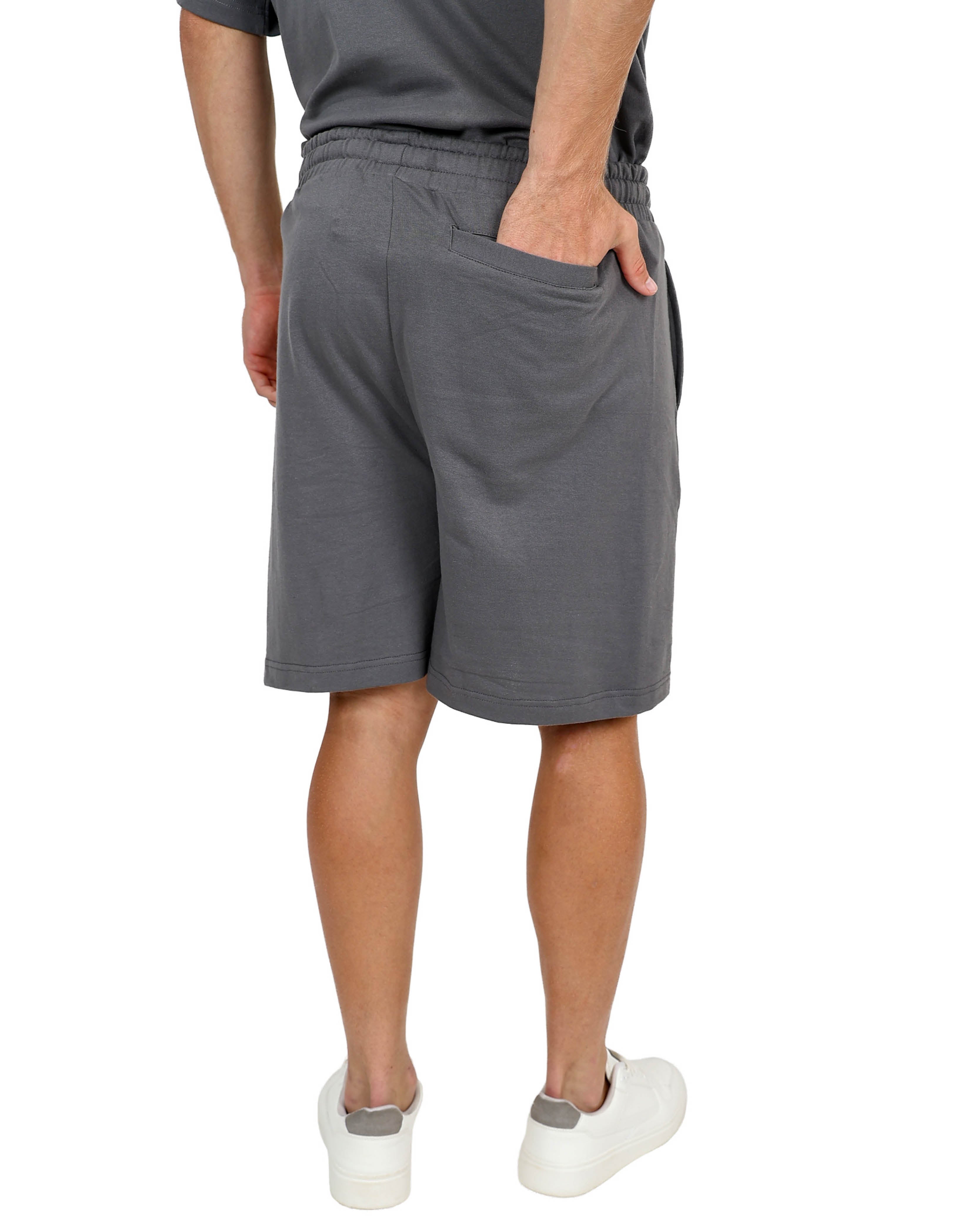 Grey Jogger Shorts