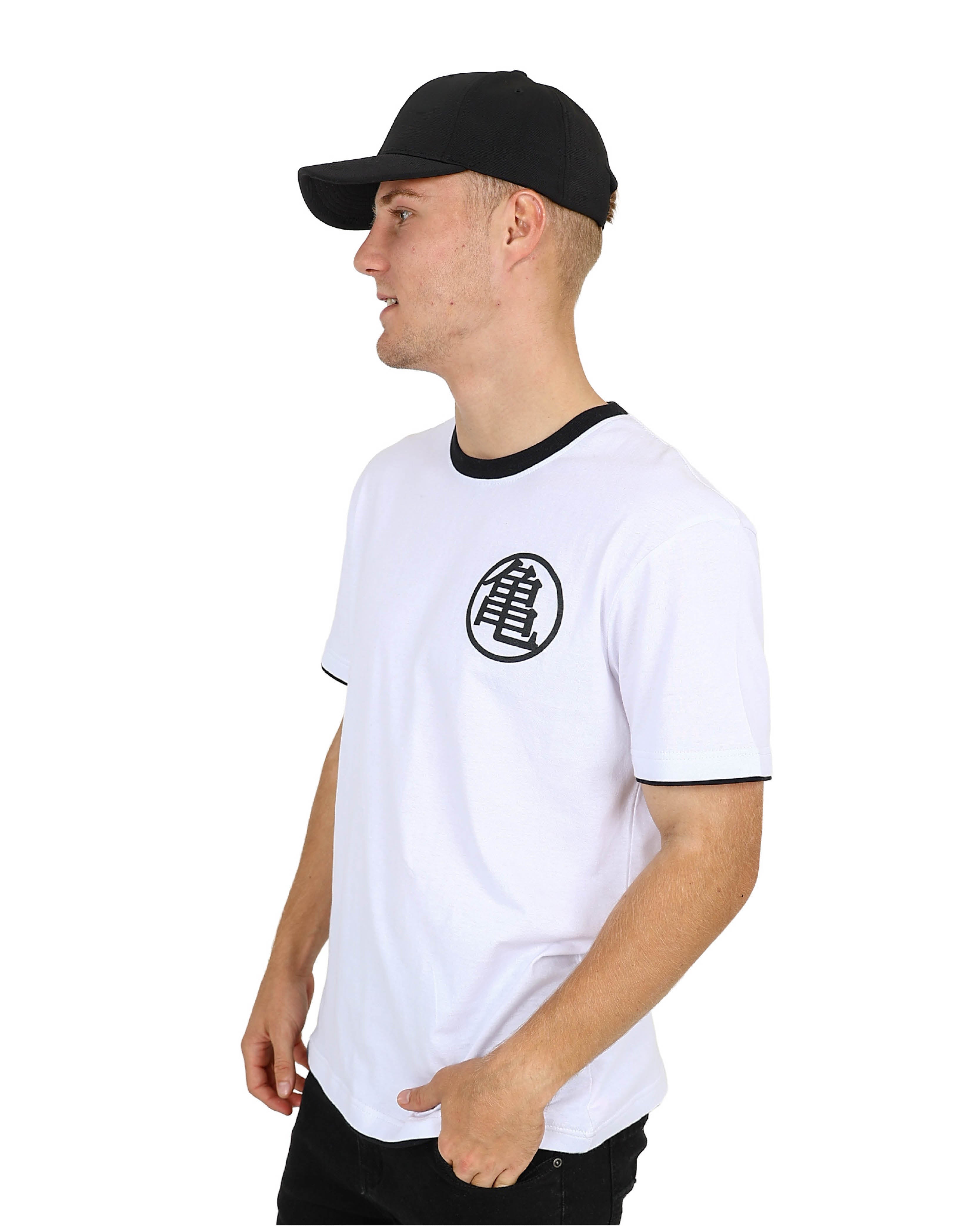 Dragon Ball Z White Heritage Ringer T-Shirt