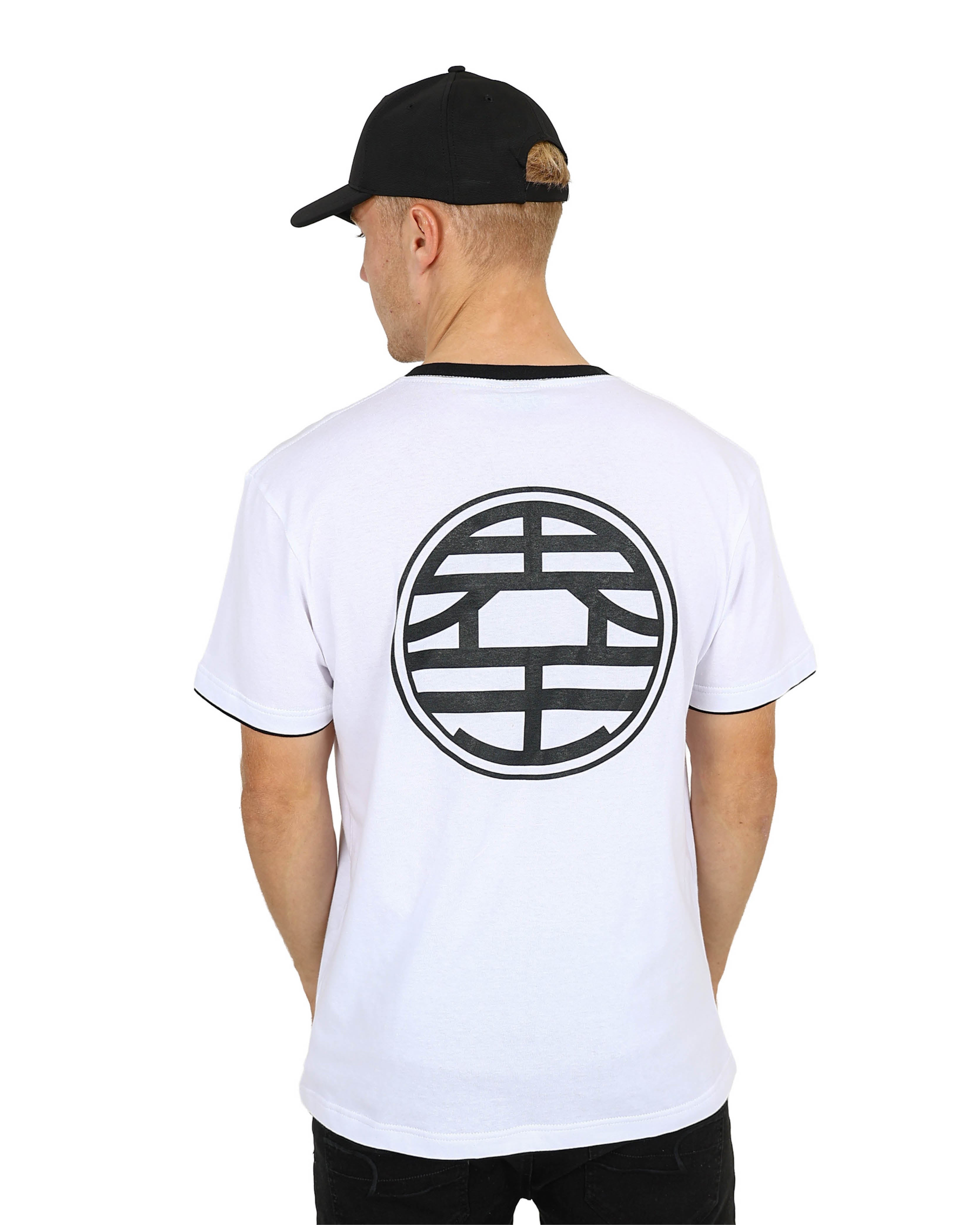Dragon Ball Z White Heritage Ringer T-Shirt