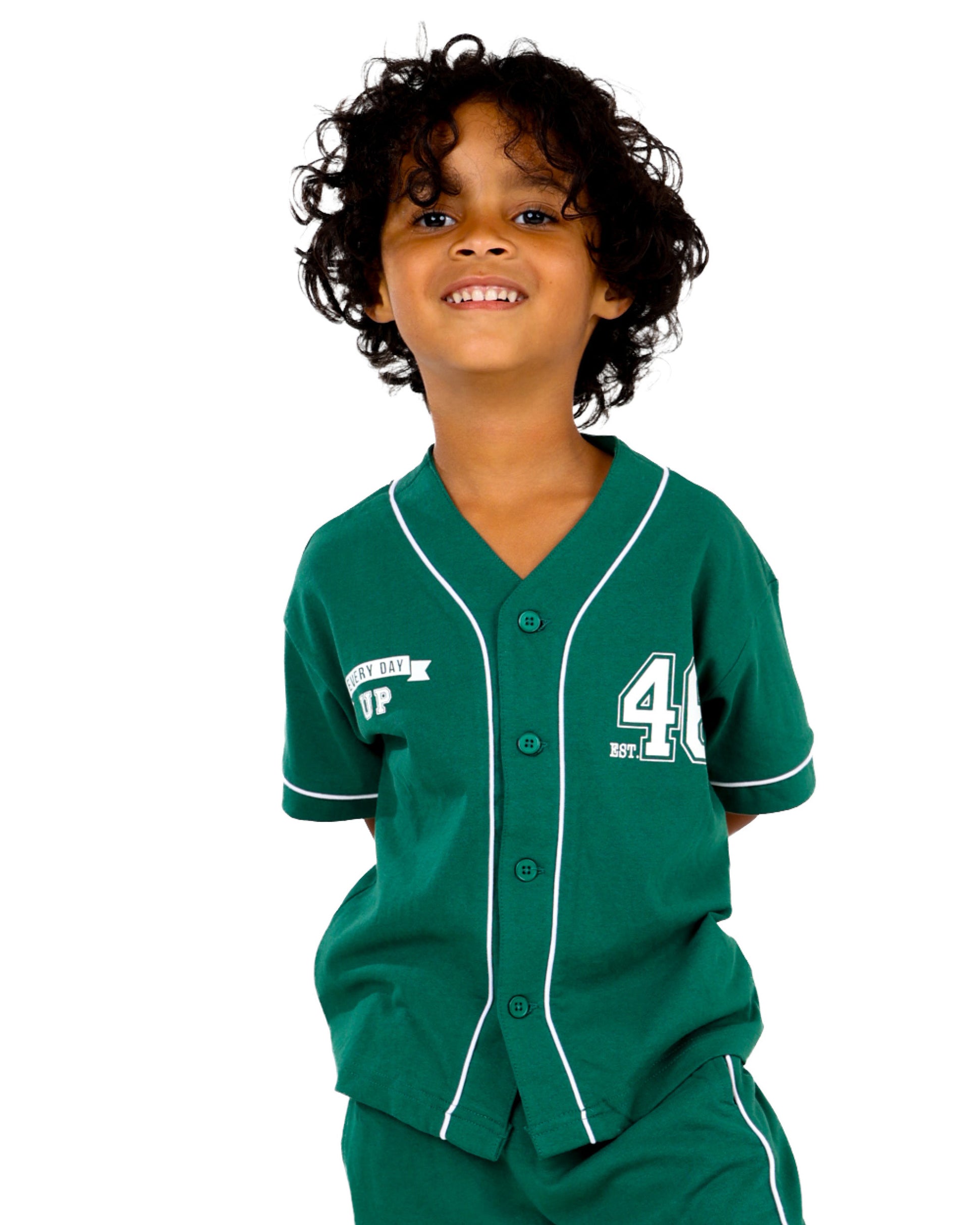 Short Sleeve "Brooklyn" Graphic Varsity Shirt